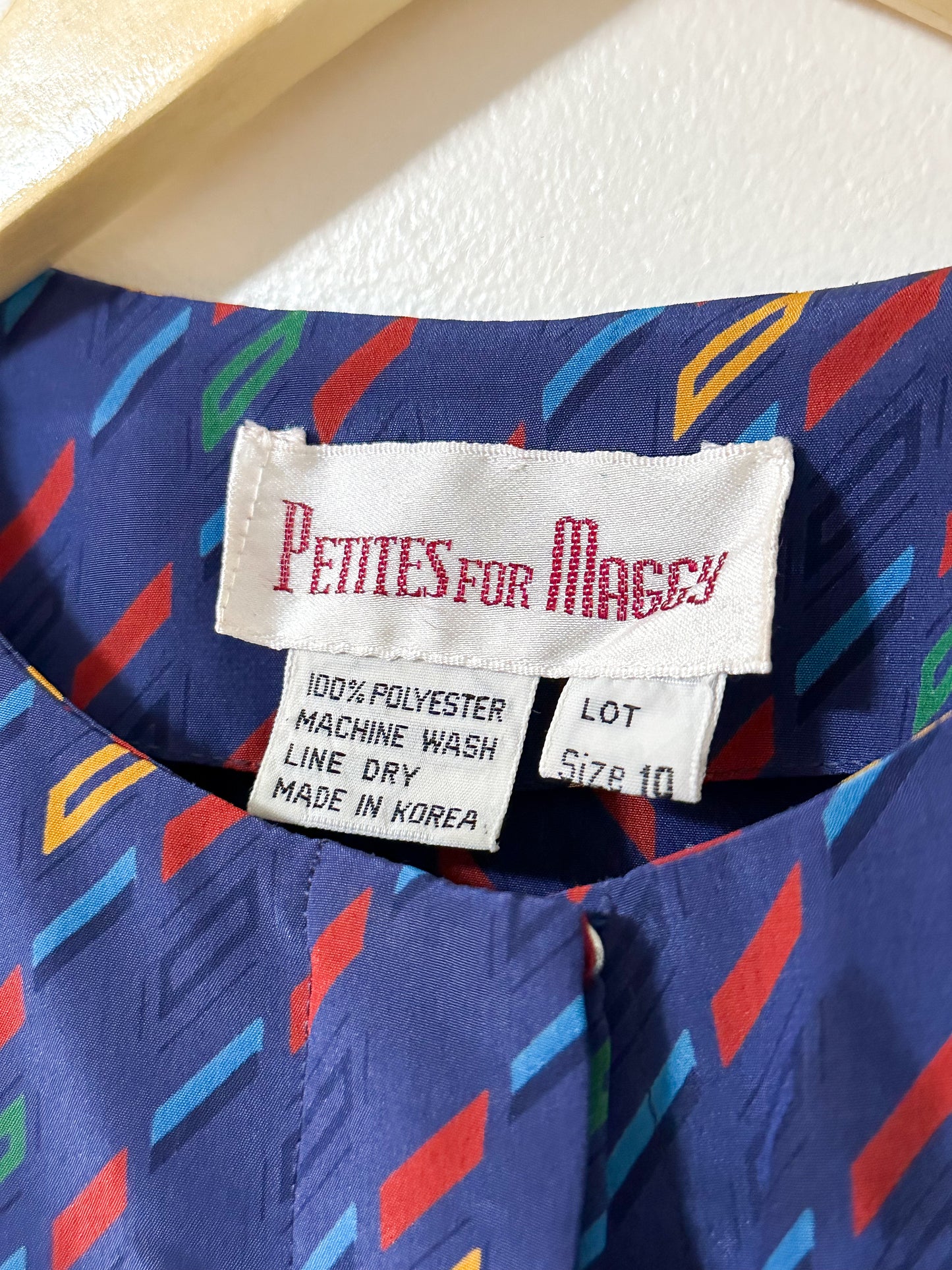 Vintage x Patterned Blouse (M)