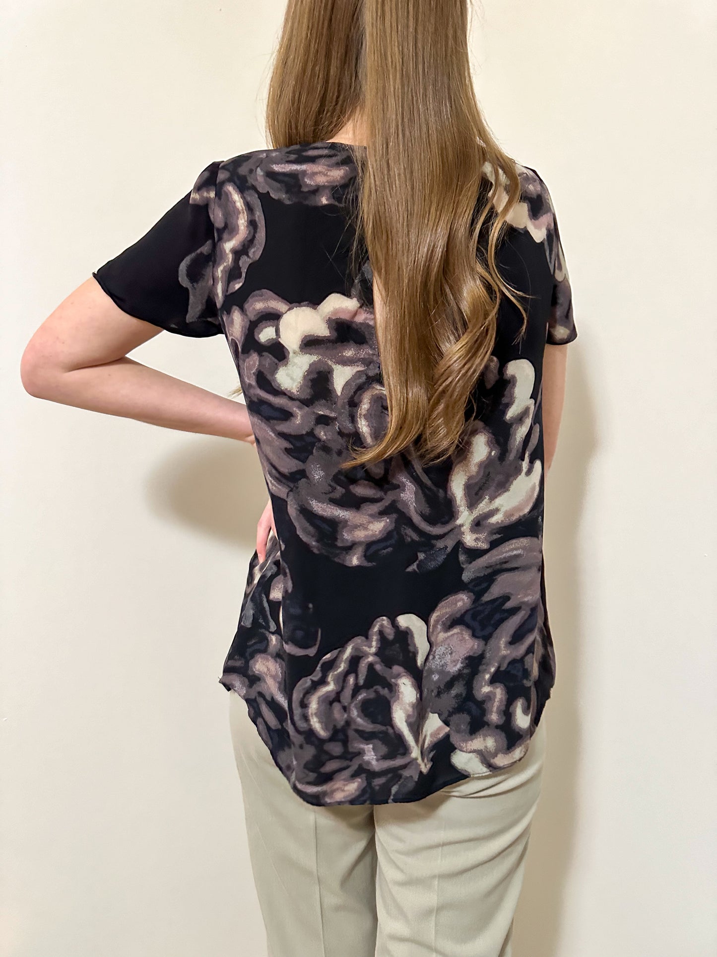 Wilfred Silk Floral Blouse (S)