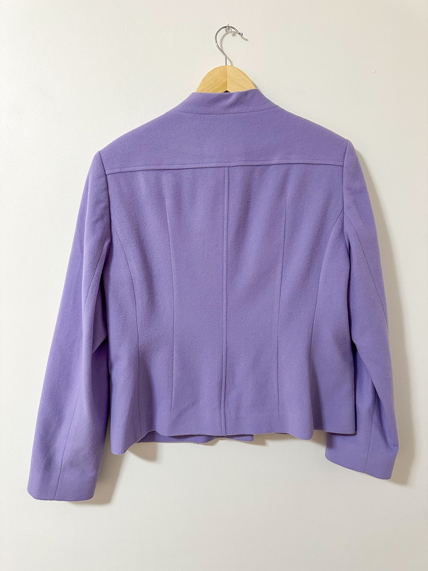 Vintage x Louben Lilac Wool Cashmere Blazer (L)