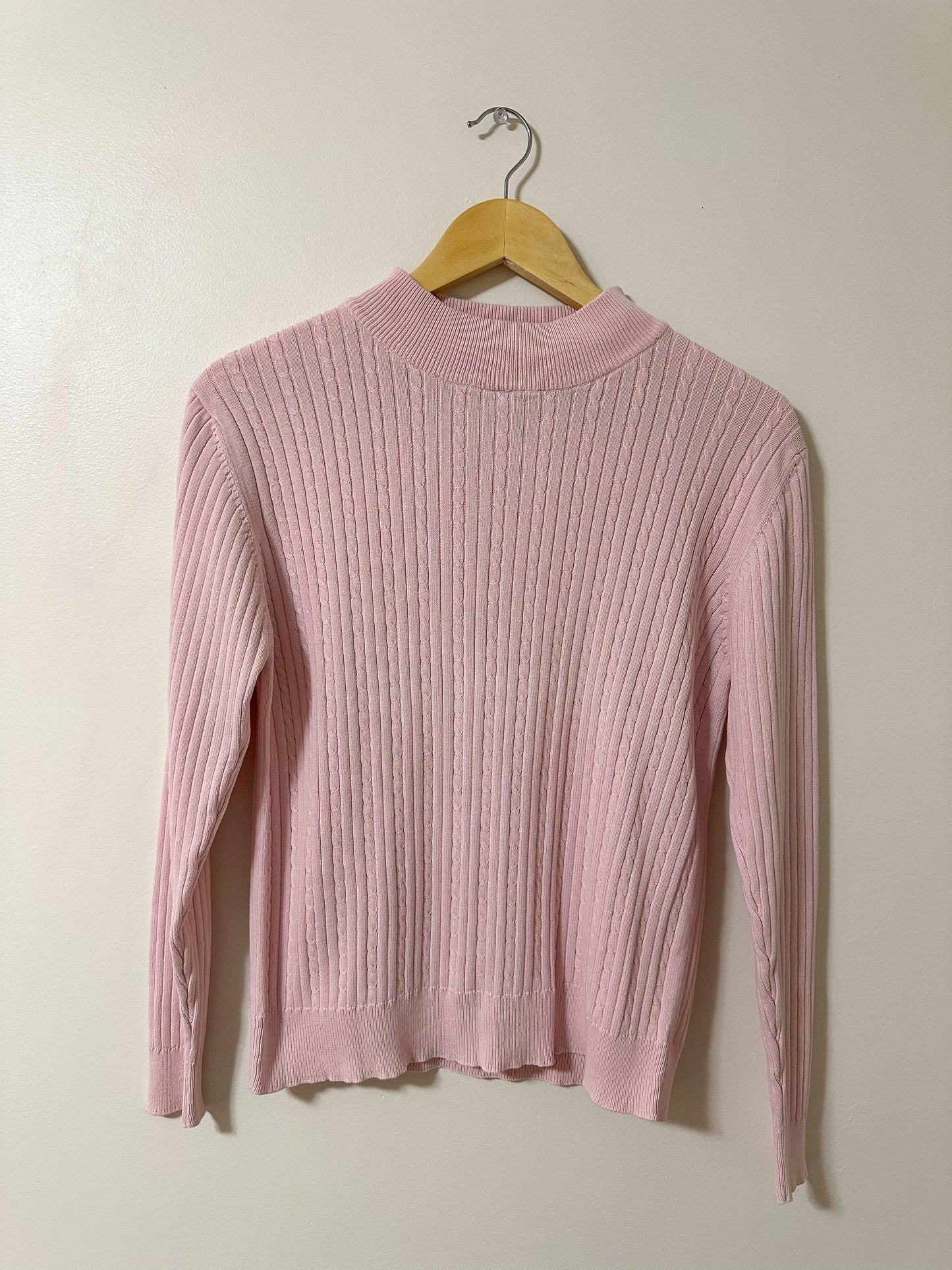 Vintage x Jessie Baby Pink Mockneck Sweater (S-L)