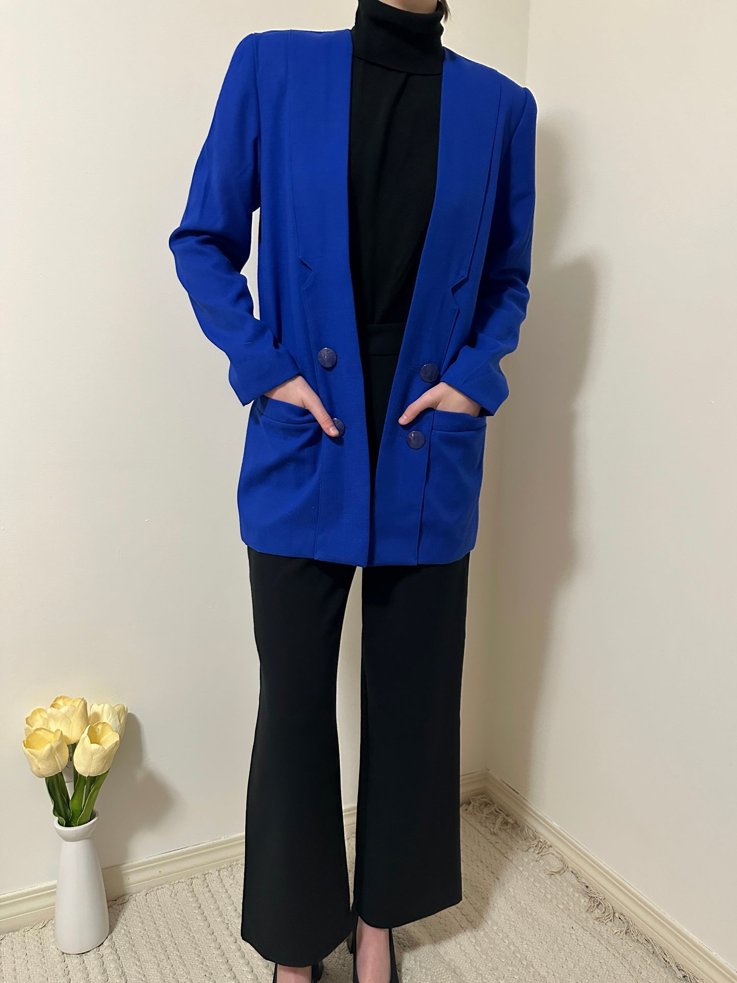 Vintage x Giovanni Petrini Royal Blue Blazer (M/L)