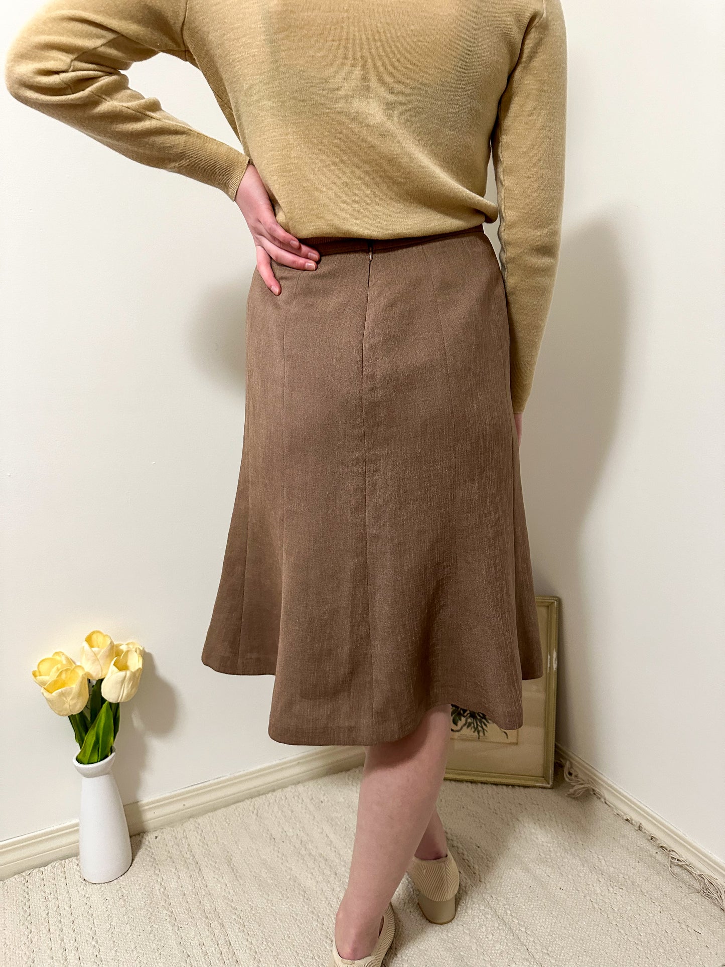 Vintage x Conrad C Brown Skirt (M)