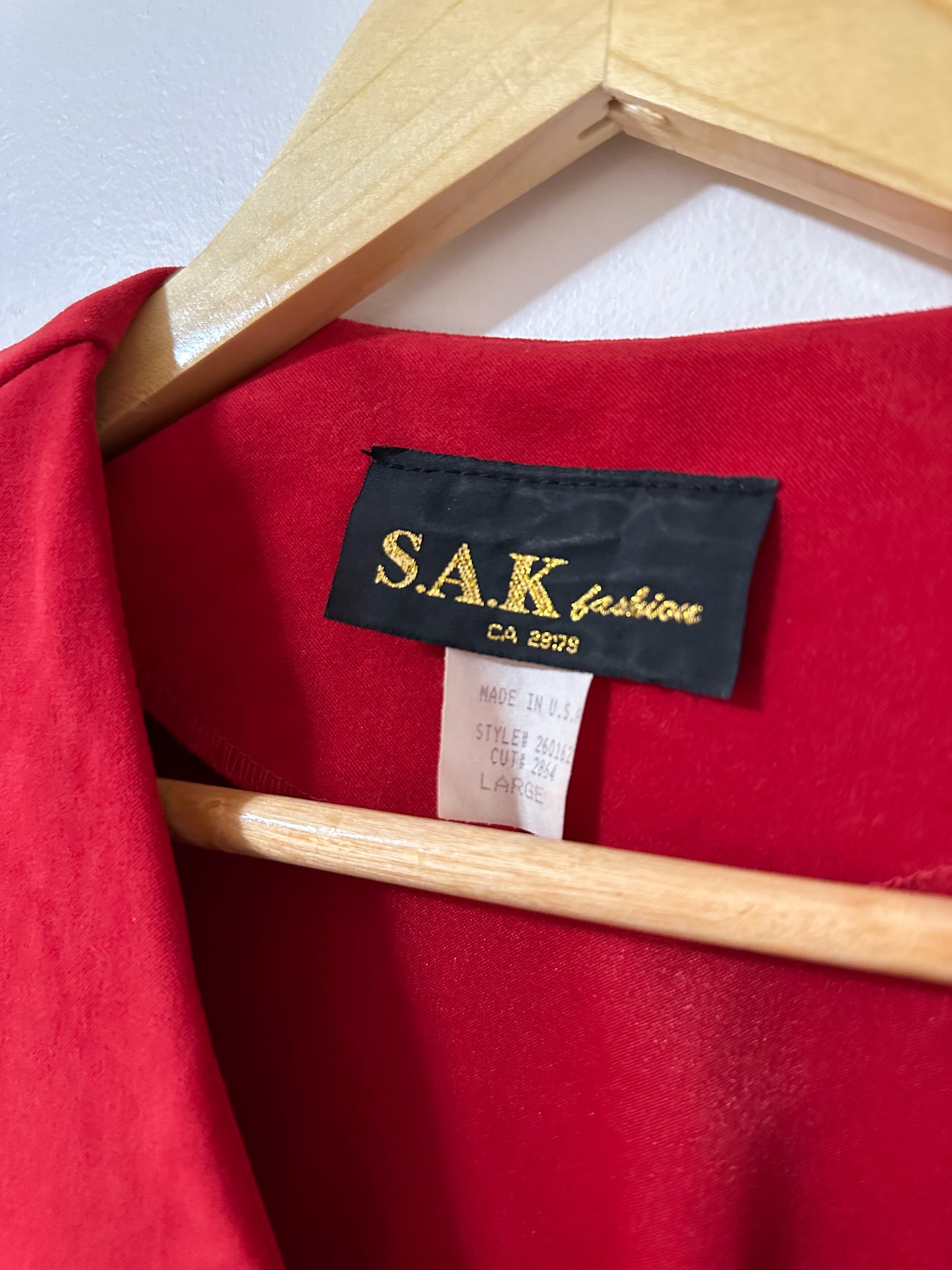 Vintage x S.A.K Red Bolero (S/M)