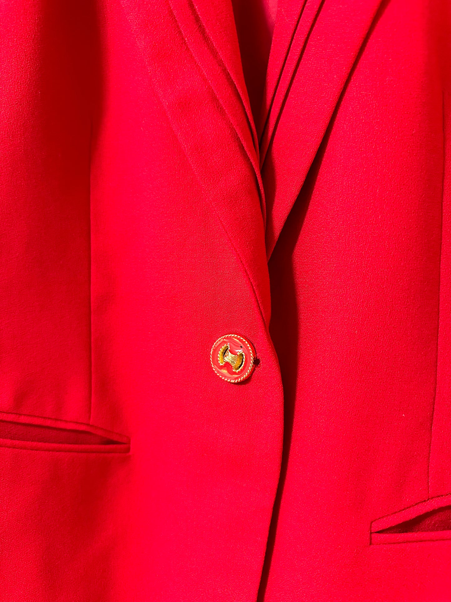 Vintage x Jacques Vert Red Blazer (L/XL)