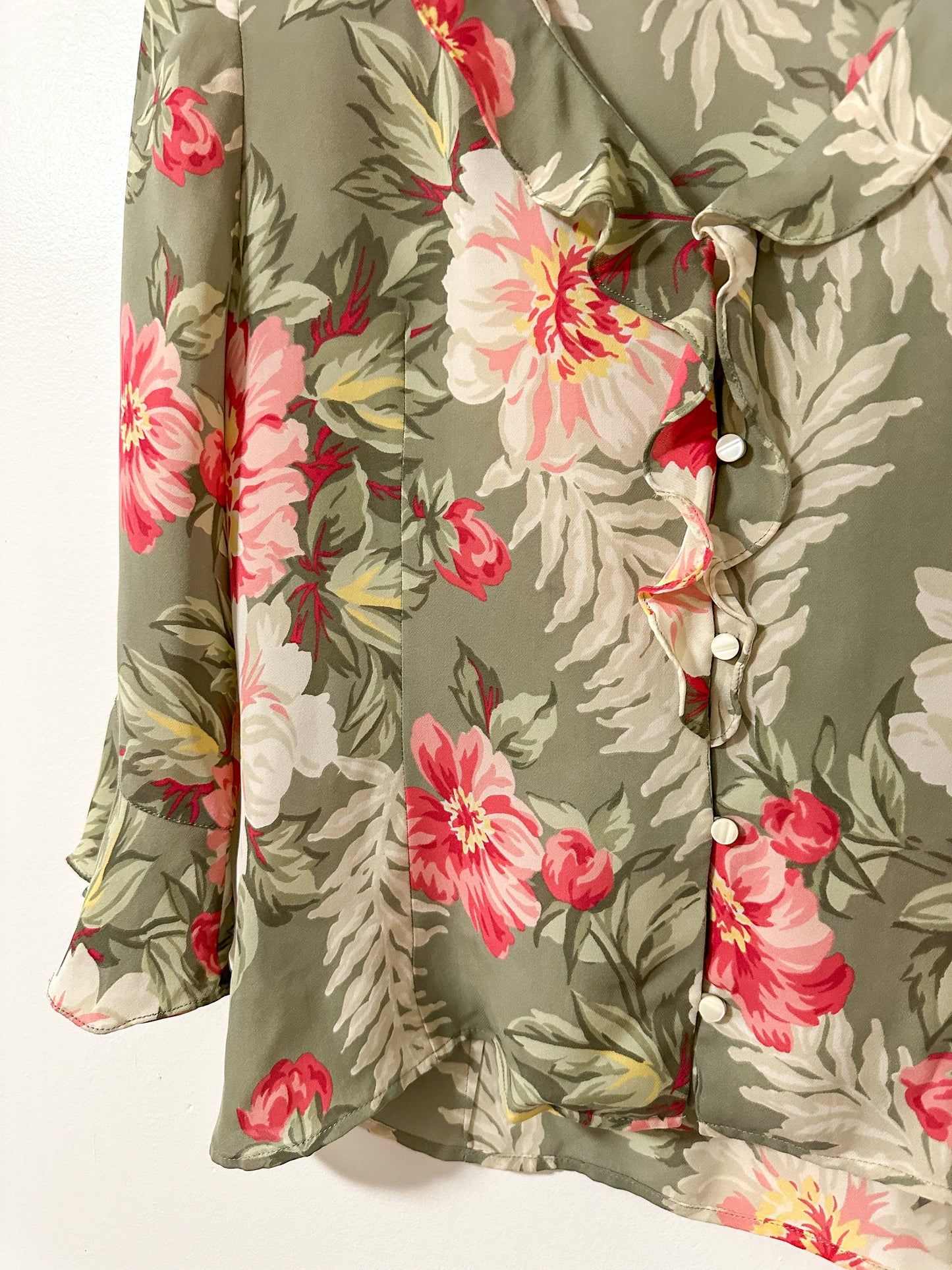 Jones New York Silk Floral Blouse (S)