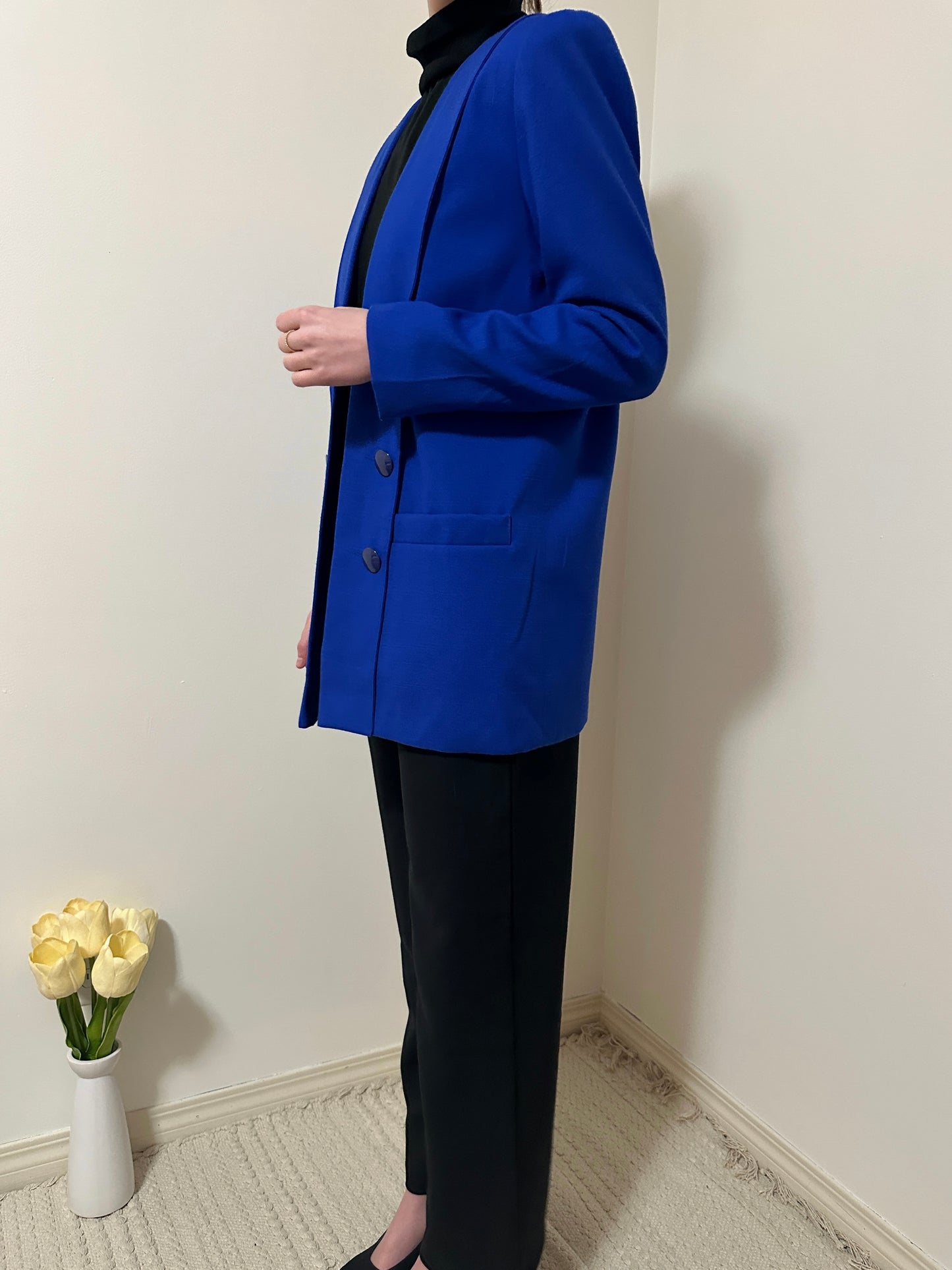 Vintage x Giovanni Petrini Royal Blue Blazer (M/L)