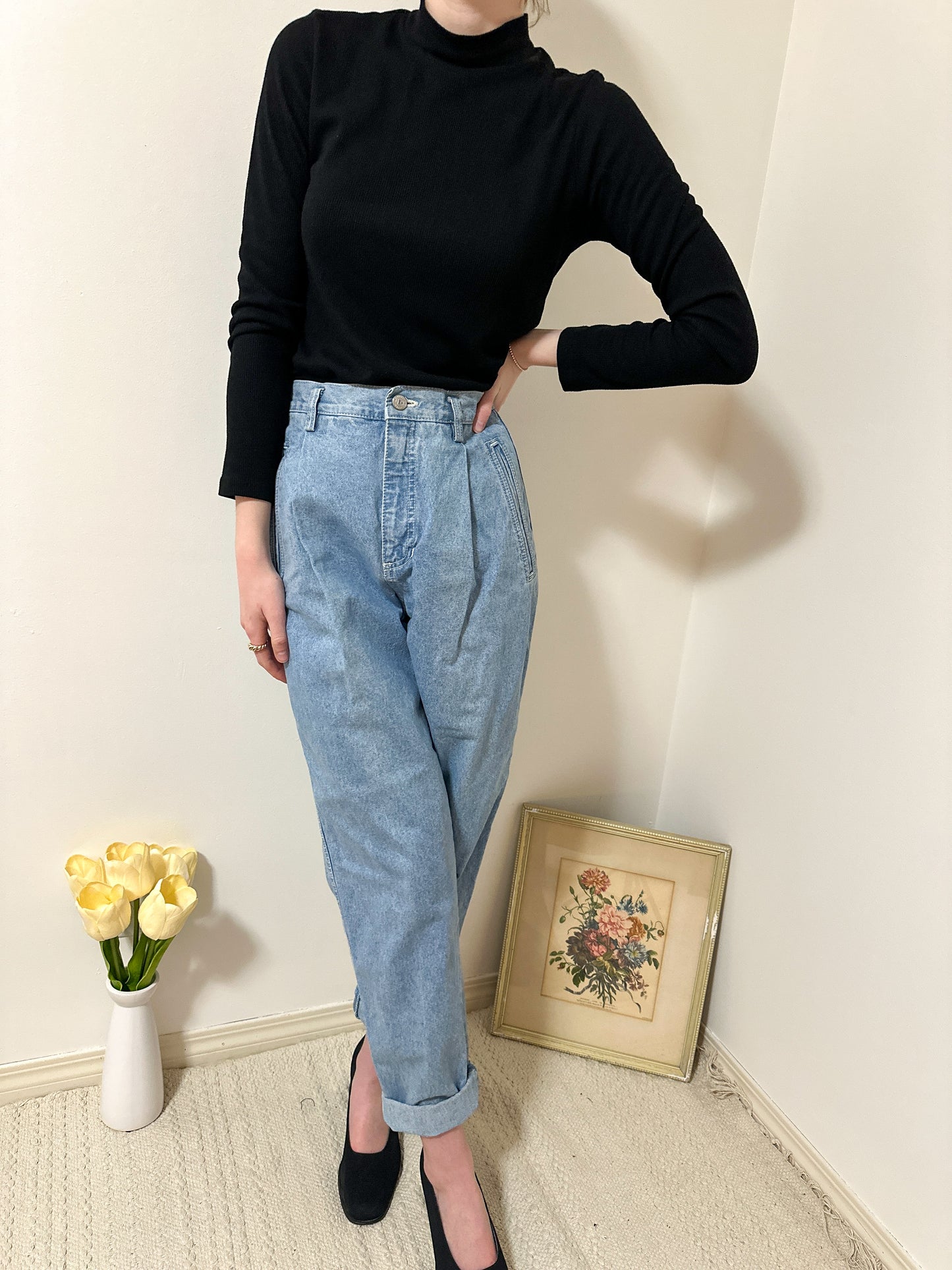 Vintage x Lizwear Light Blue Denim Pants (XS)