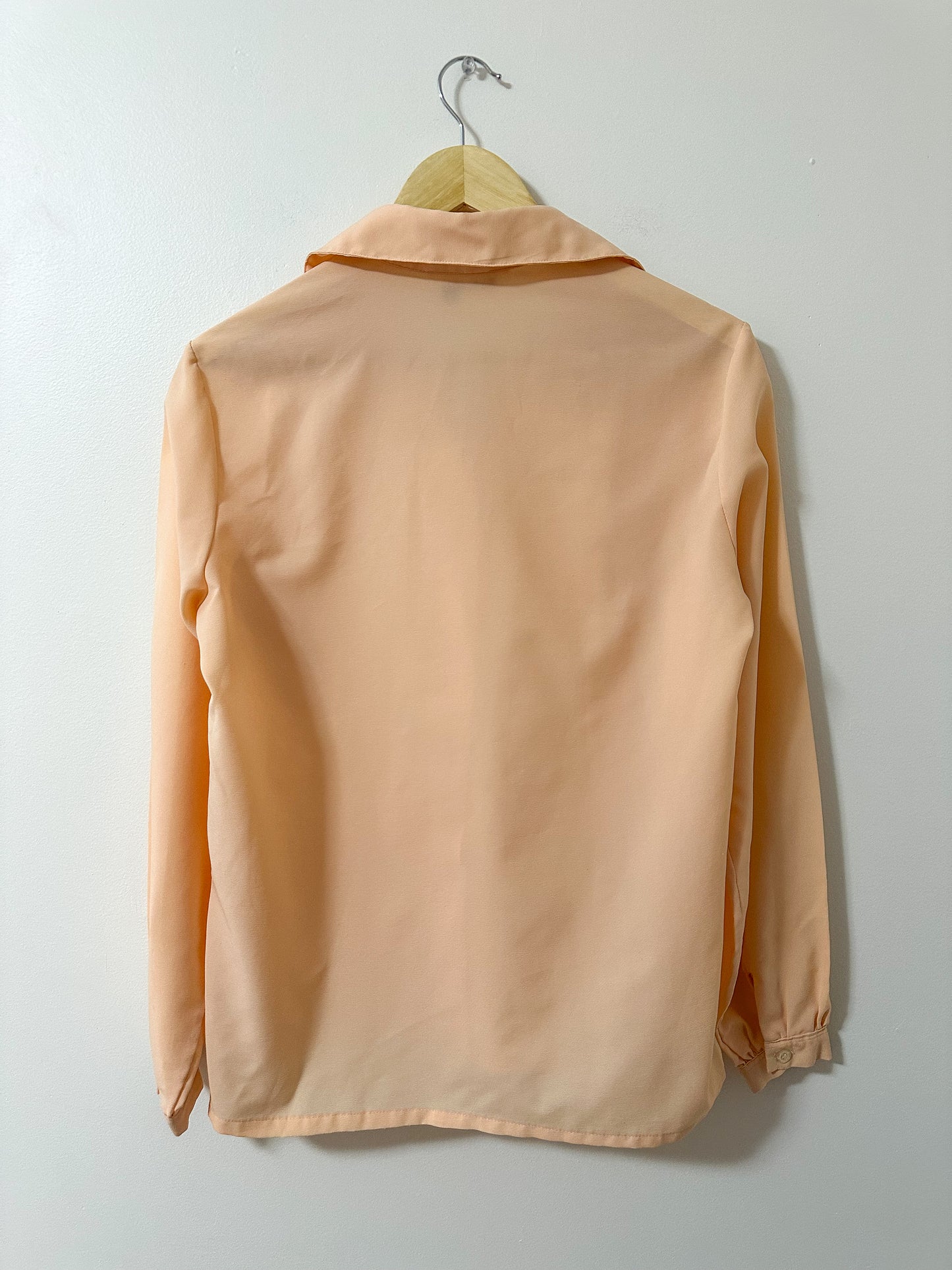 Vintage x Fairweather Peach Orange Blouse (L)