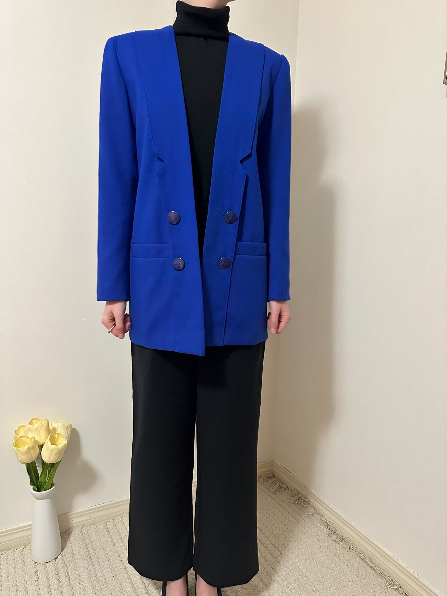 Vintage x Giovanni Petrini Royal Blue Blazer (M/L)