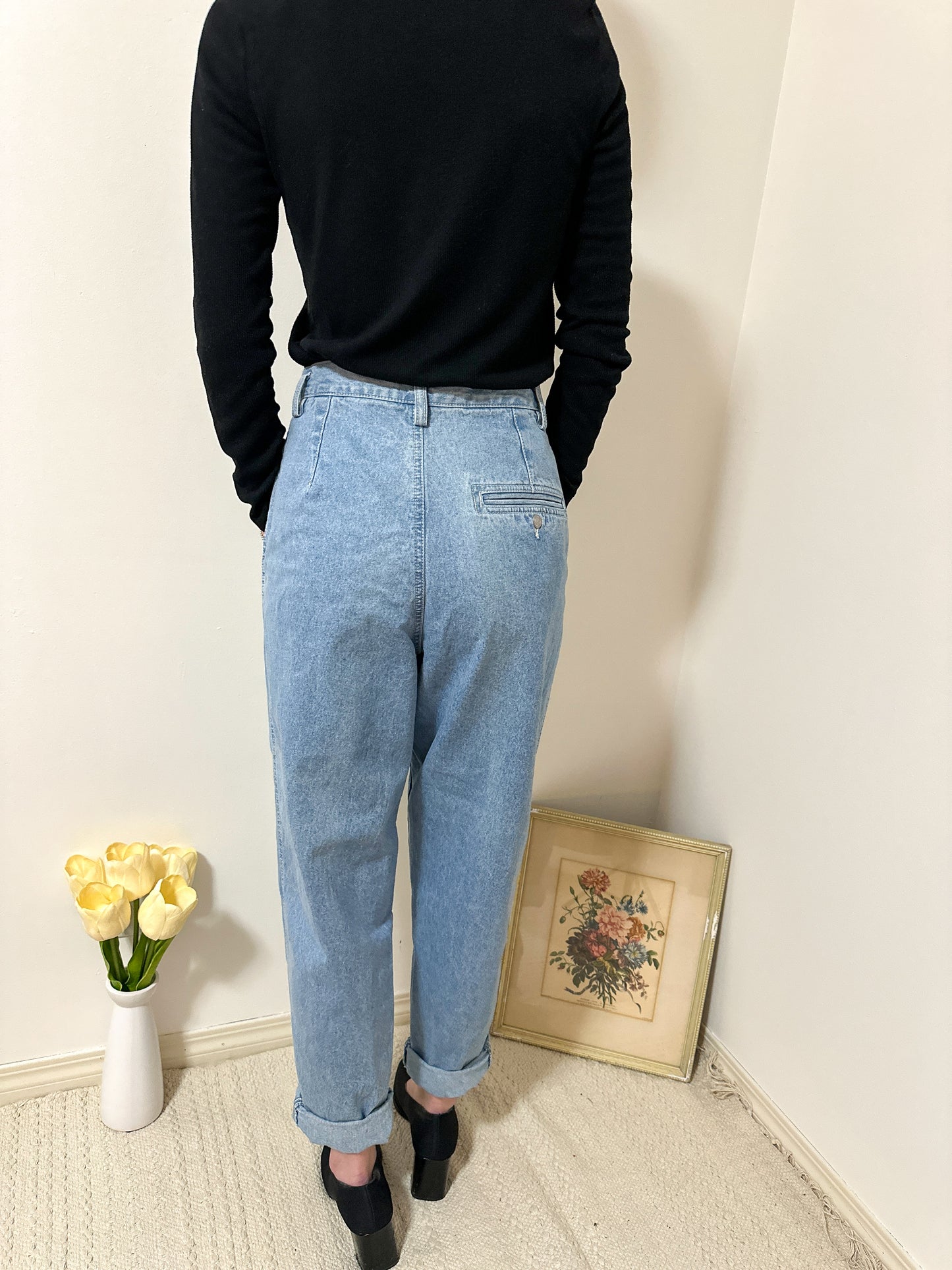 Vintage x Lizwear Light Blue Denim Pants (XS)