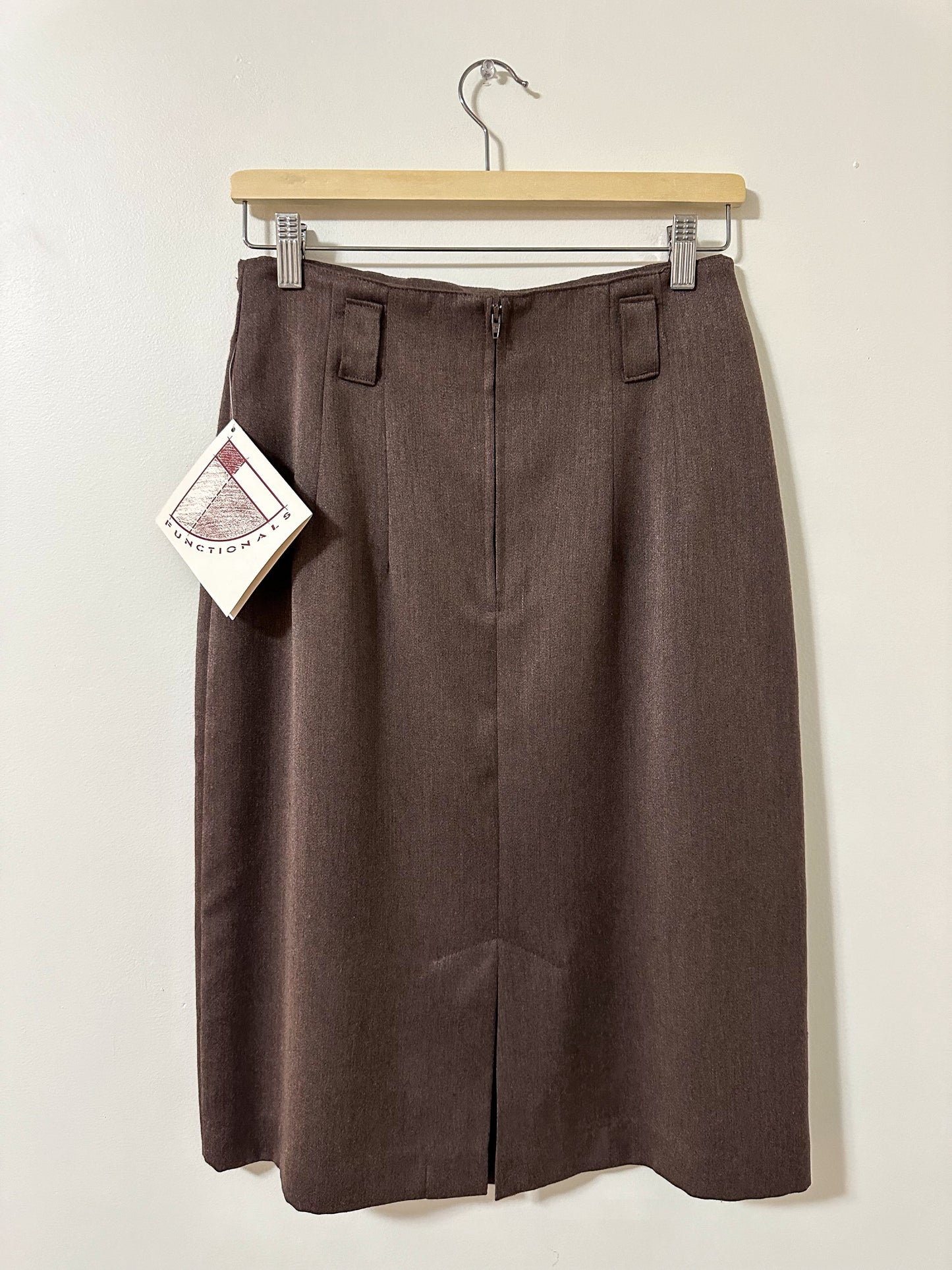 Vintage x NWT Functionals Brown Skirt (M)