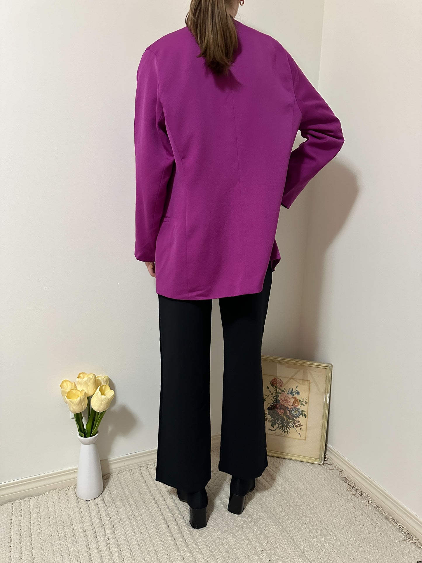 Vintage x Jacques Vert Purple Blazer (XL)