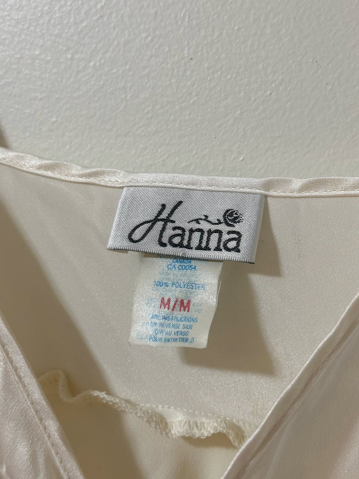 Vintage x Hanna Cream Babydoll Dress (S/M)