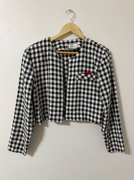 Vintage x Gingham Blazer (L)