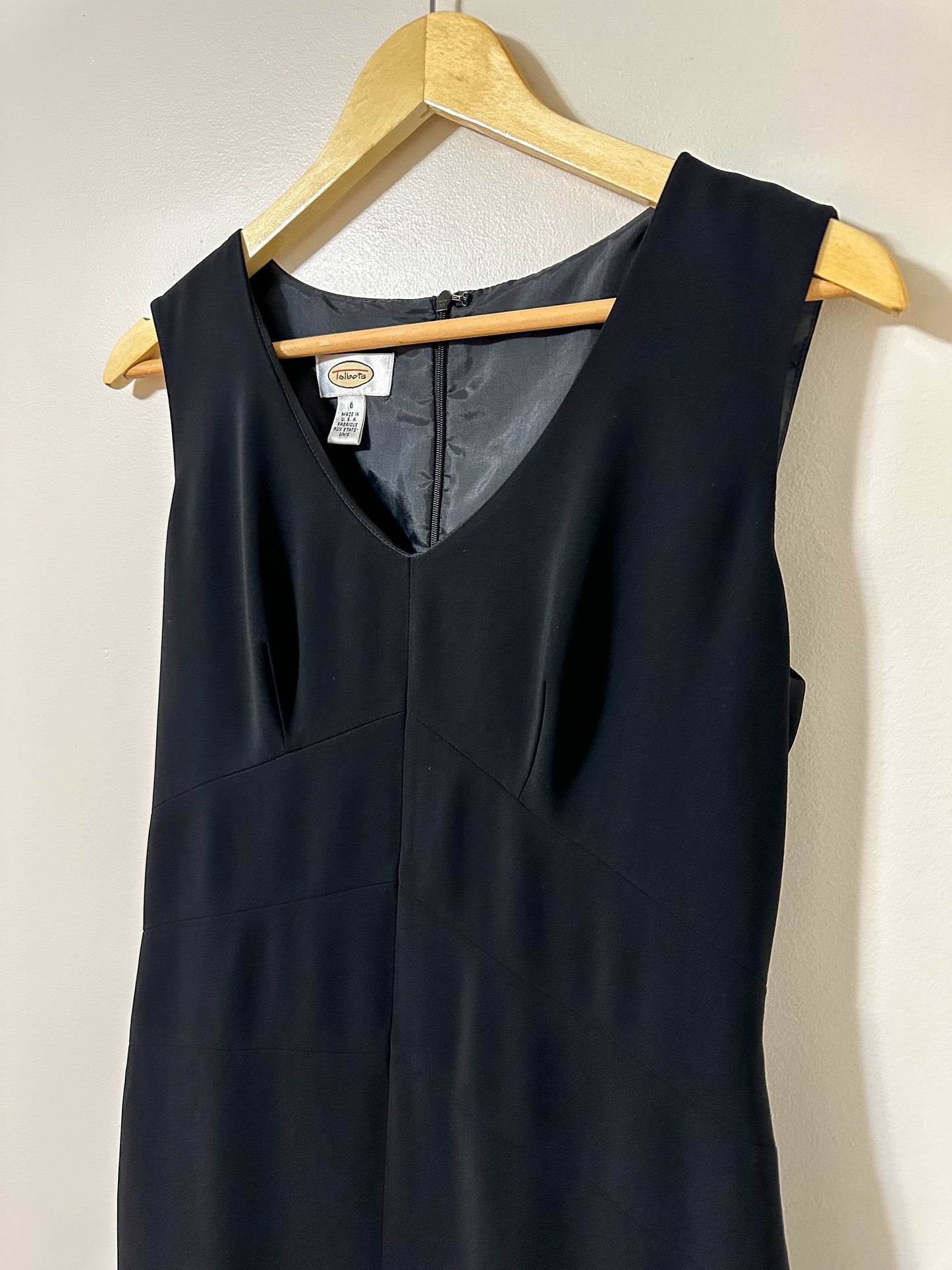 Vintage x Talbots Black Dress (M)