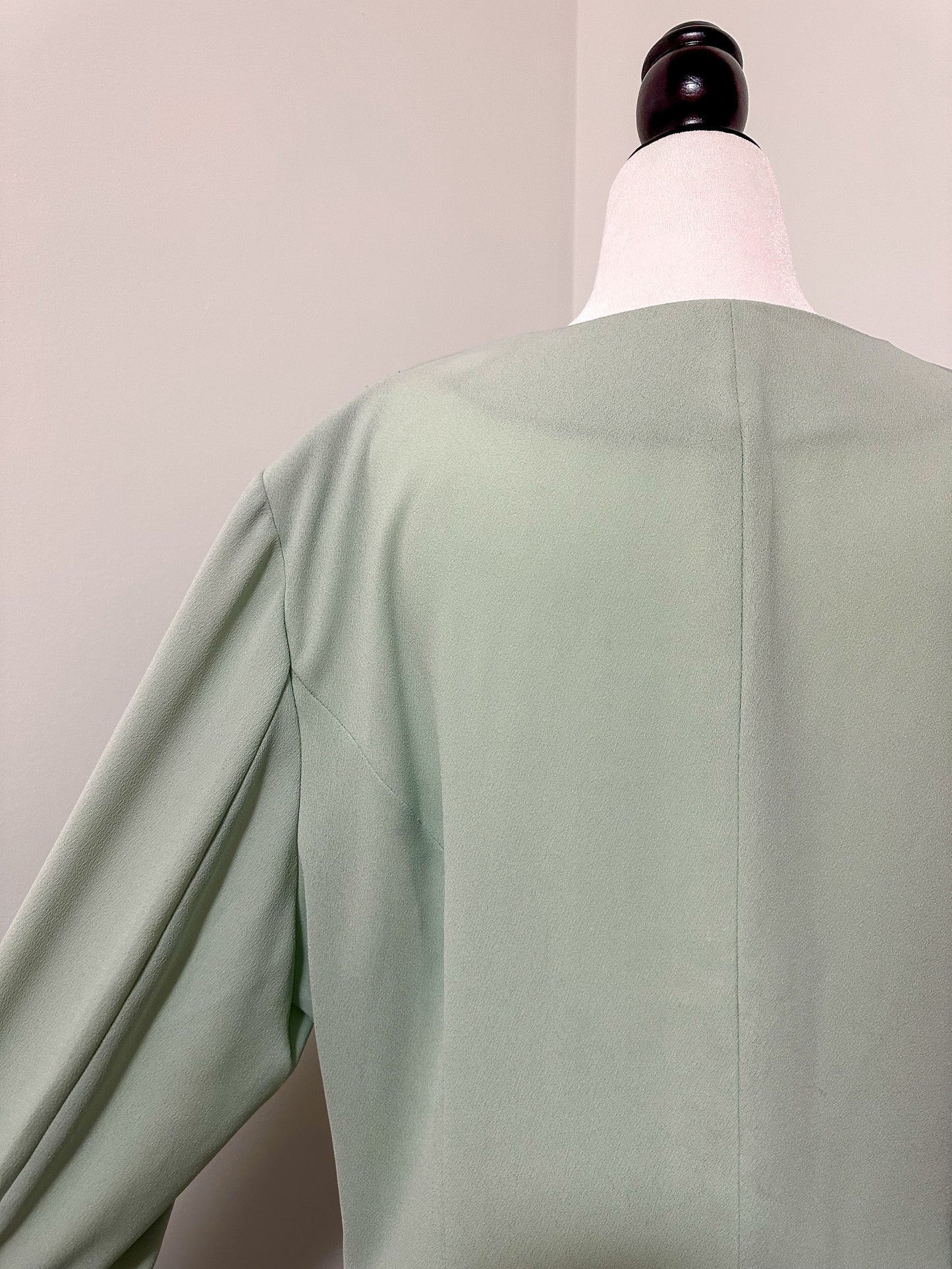 Vintage x Mint Green Handmade Blouse (2X)