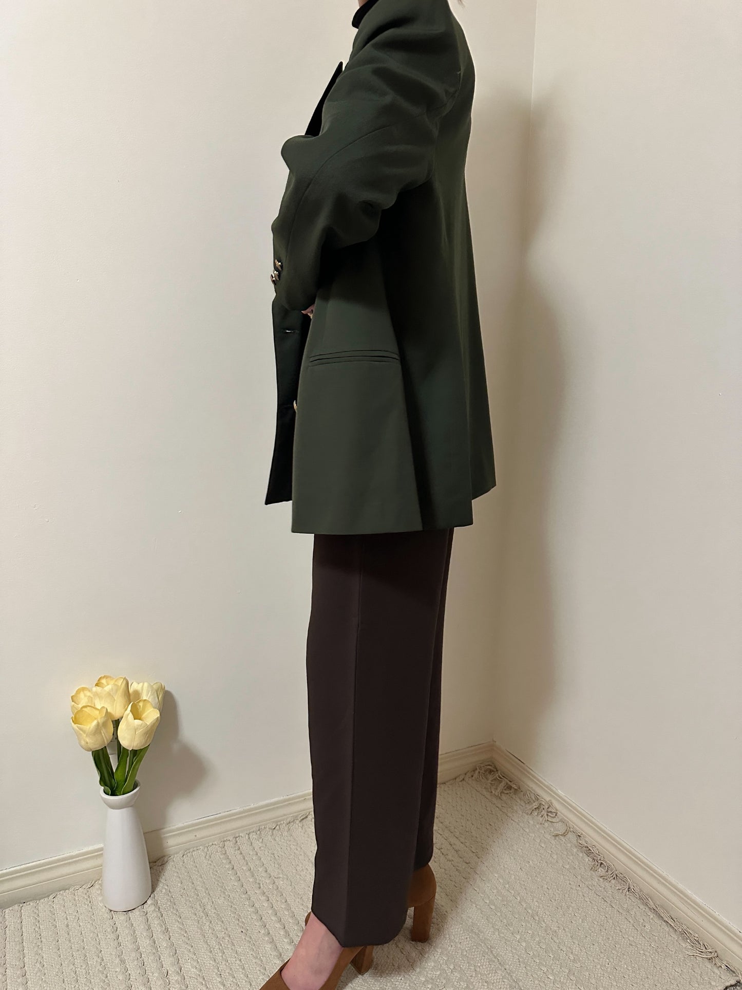 Vintage x Jessica Dark Green Blazer (XL)