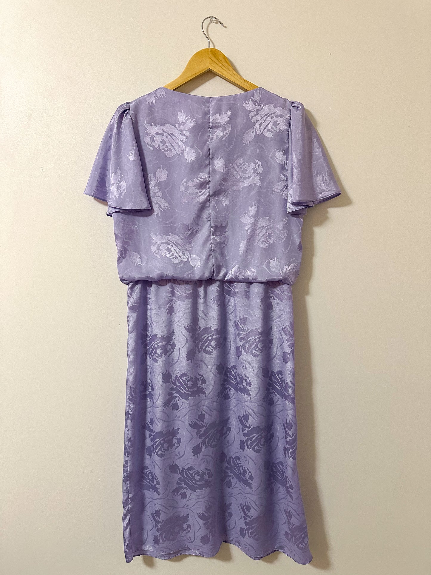 Vintage x Lilac Floral Dress (L)