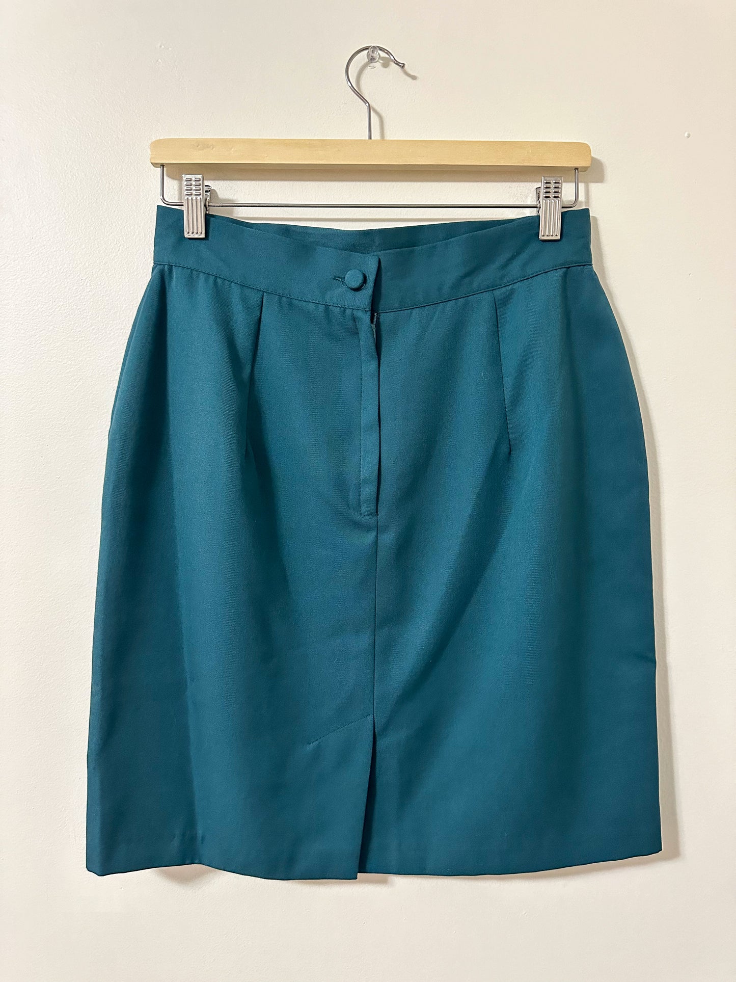 Vintage x Made in England x Teal Skirt (M)