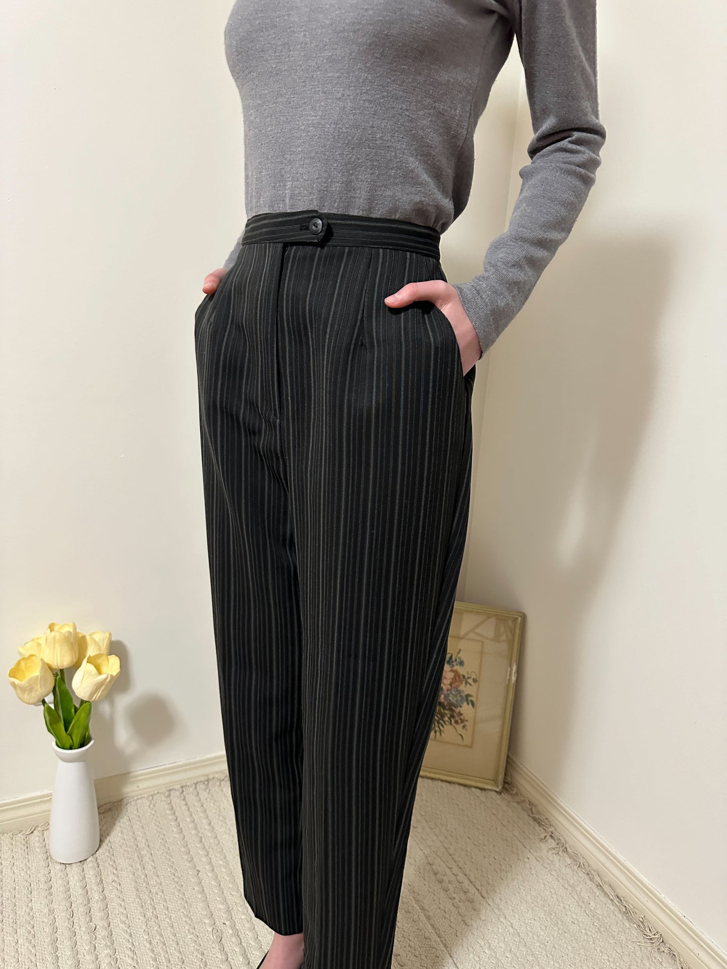 Vintage x Pariscope Striped Trousers (S)