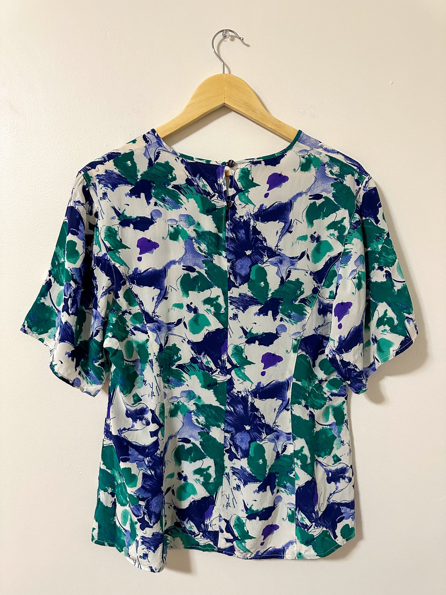 Vintage x Mr. Jax Silk Floral Blouse (L)