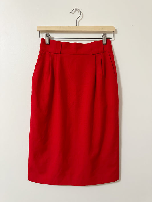 Vintage x Braemar Red Skirt (S)