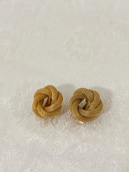 Gold Clip-On Earrings