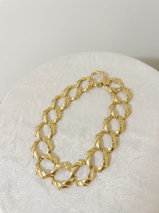 Gold Circle Necklace