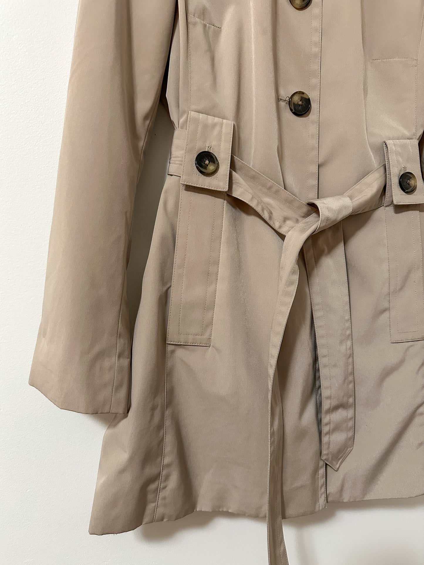 London Fog Brown Short Trenchcoat (M/L)