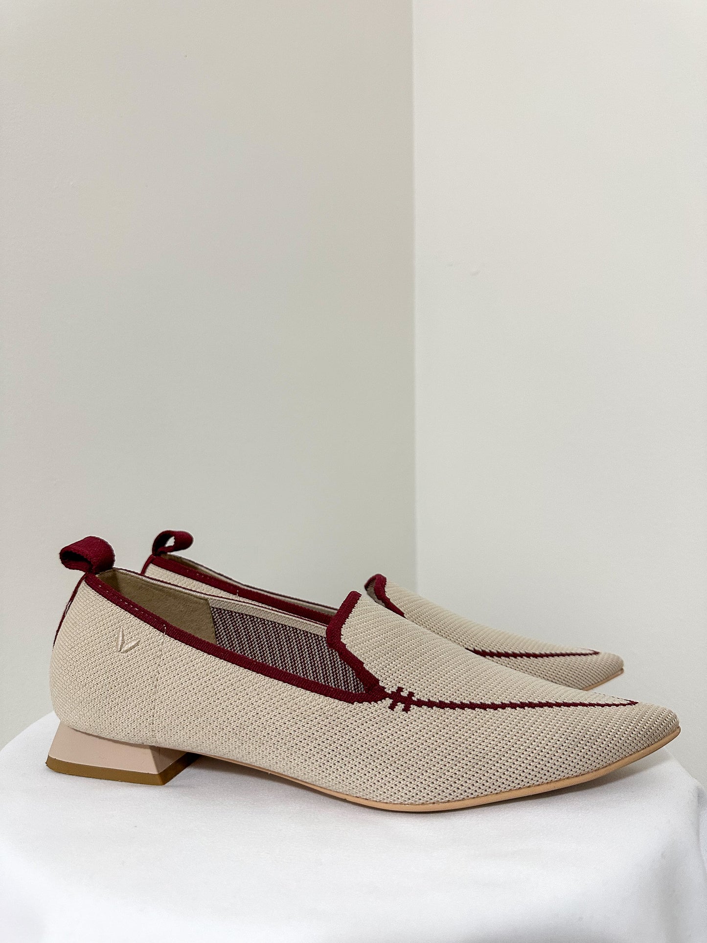 Vivaia Cream + Red Loafers (8)