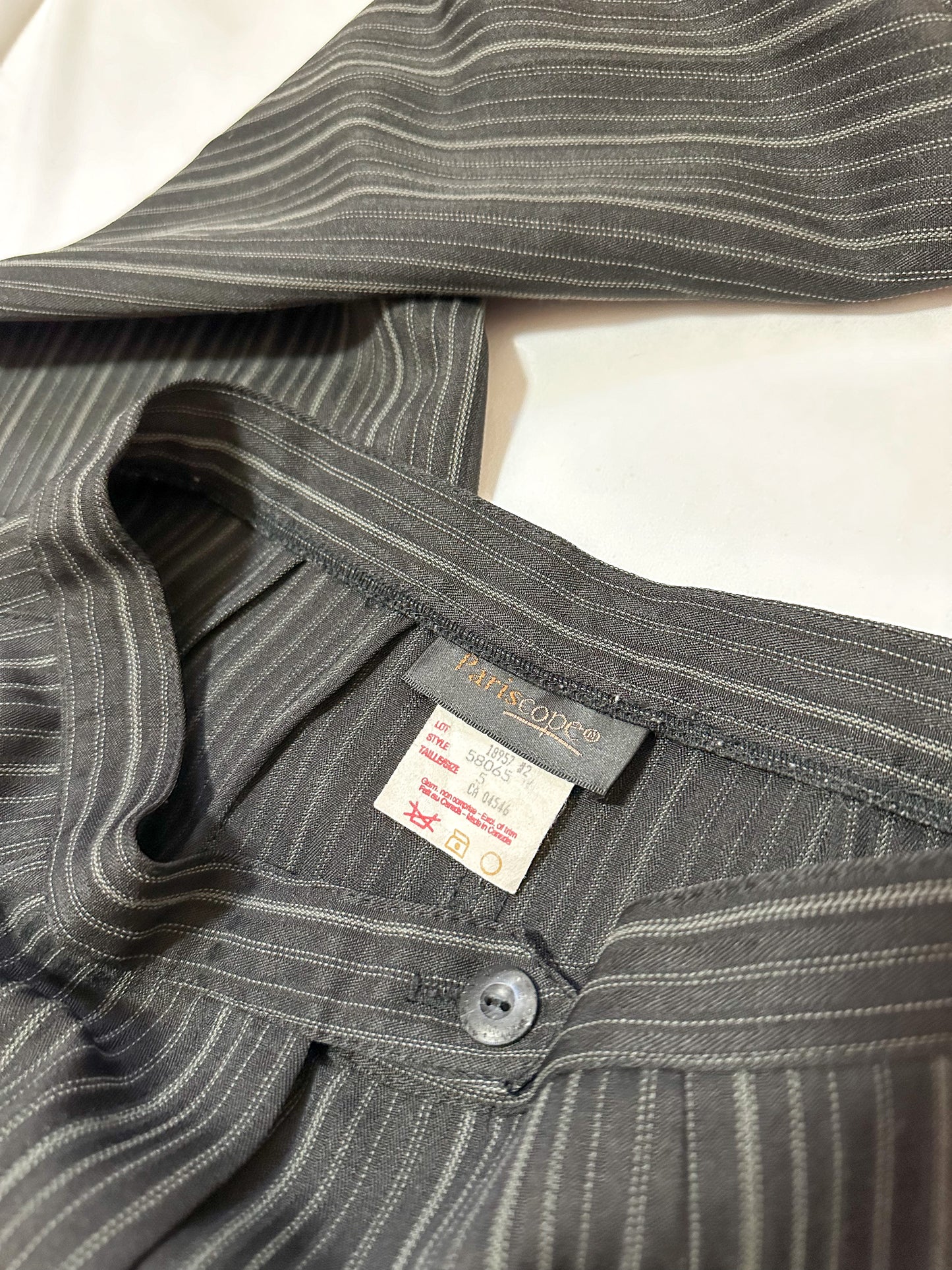 Vintage x Pariscope Striped Trousers (S)