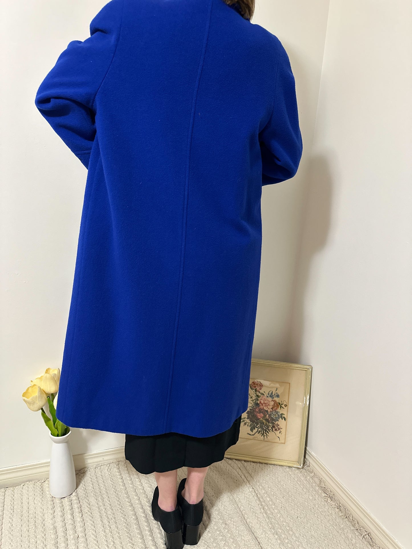 Vintage x London Fog Royal Blue Wool Coat (M/L)