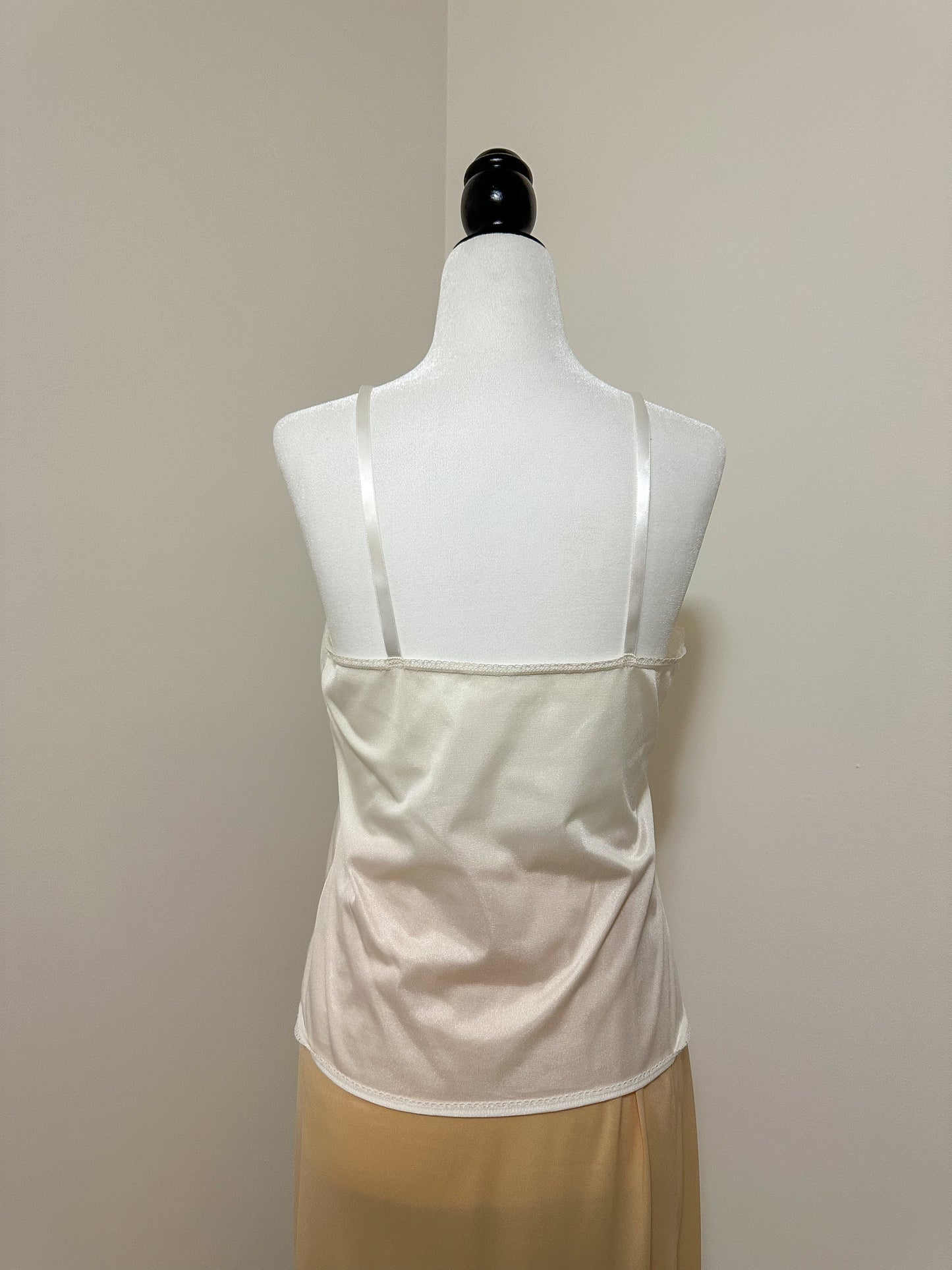 Vintage x Vanity Fair White Lace Camisole (S)