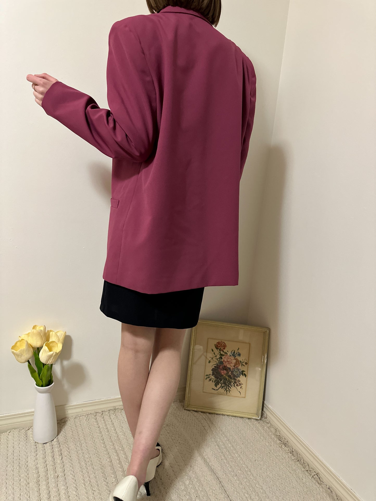 Vintage x TanJay Magenta Blazer (XL)