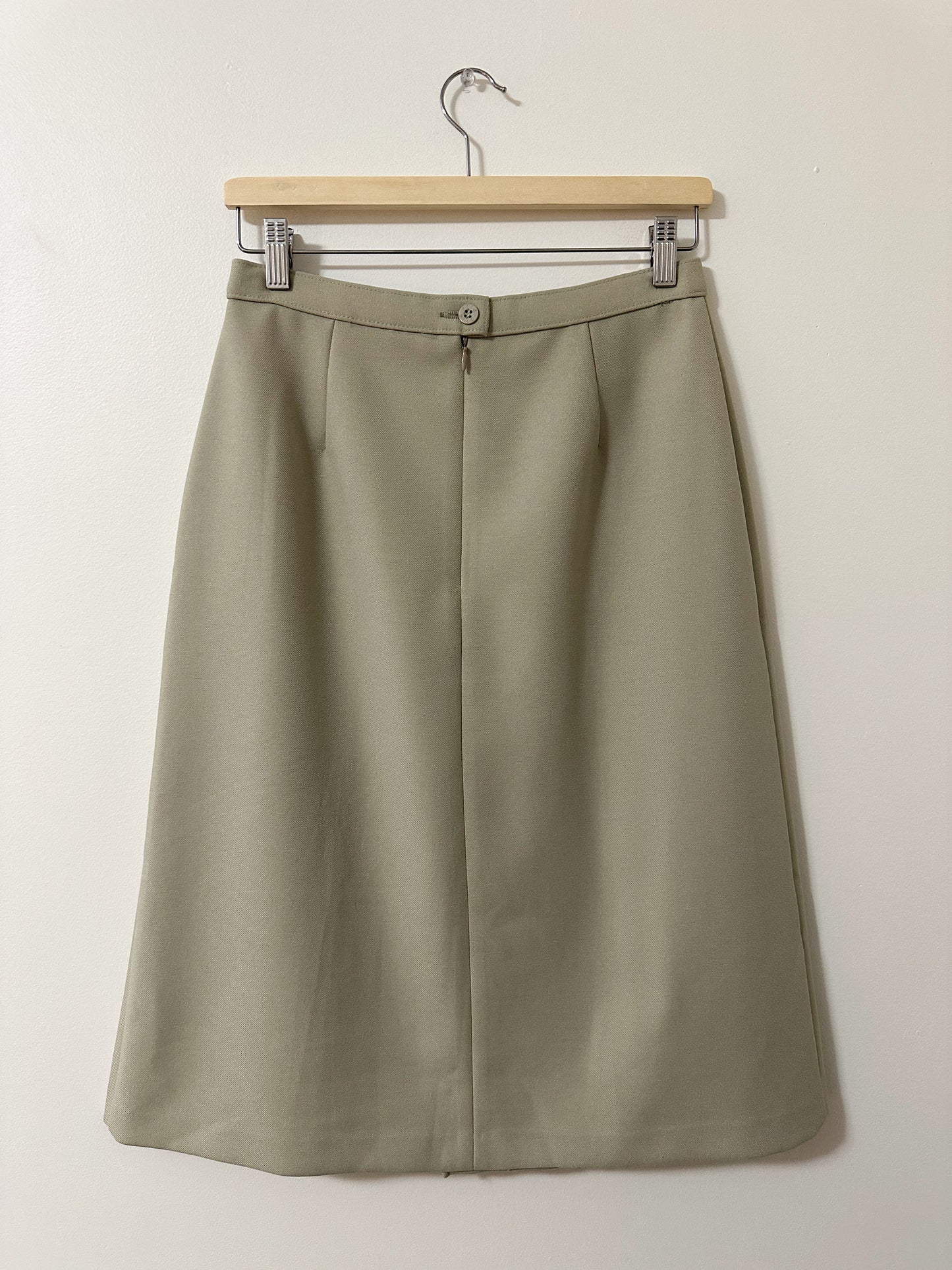 Vintage x Alia Light Sage Green Skirt (M)