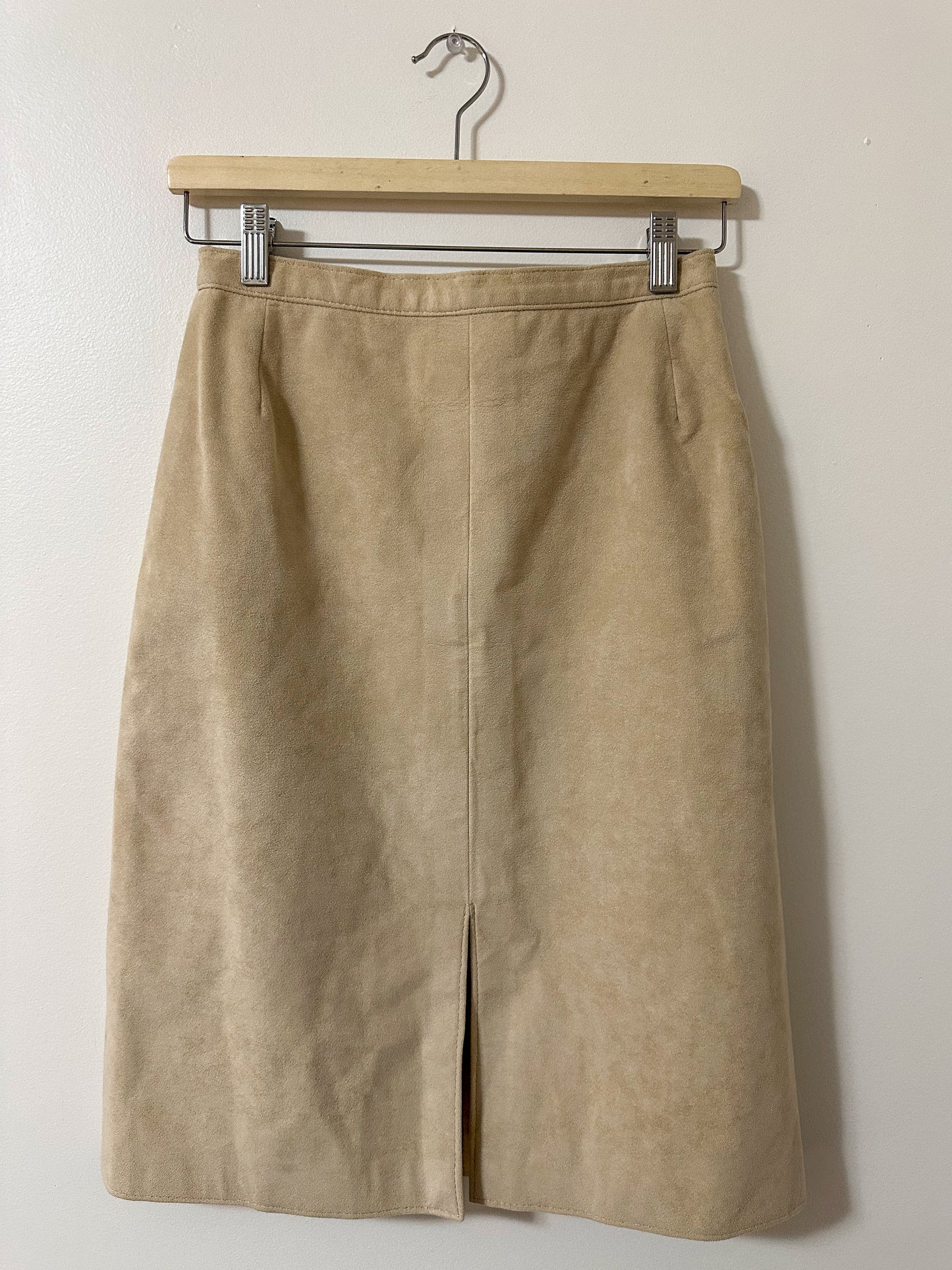 Vintage x Beige Skirt Suit Set (M)