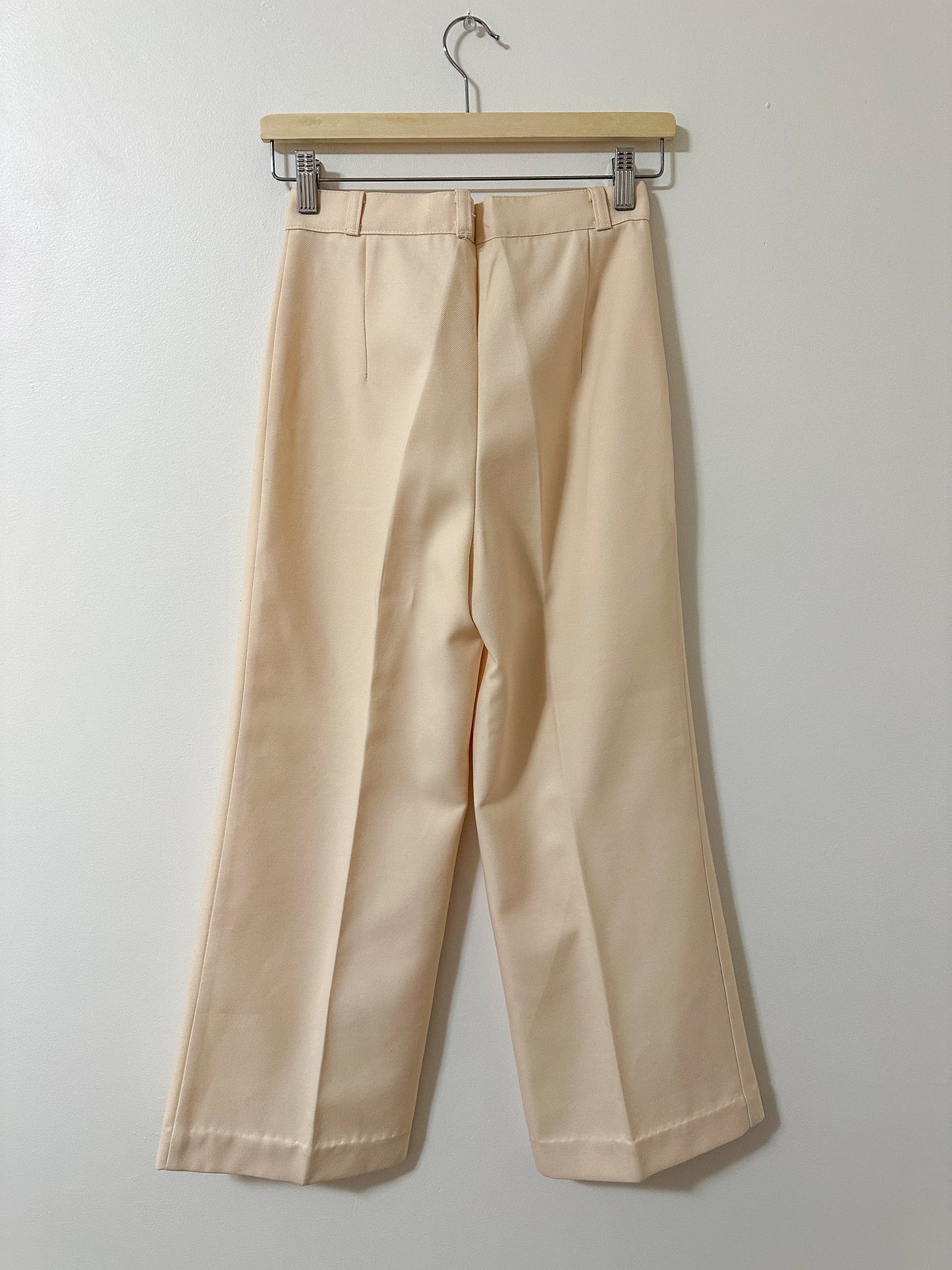 Vintage x Barakett Cream Pant Suit Set (XS)