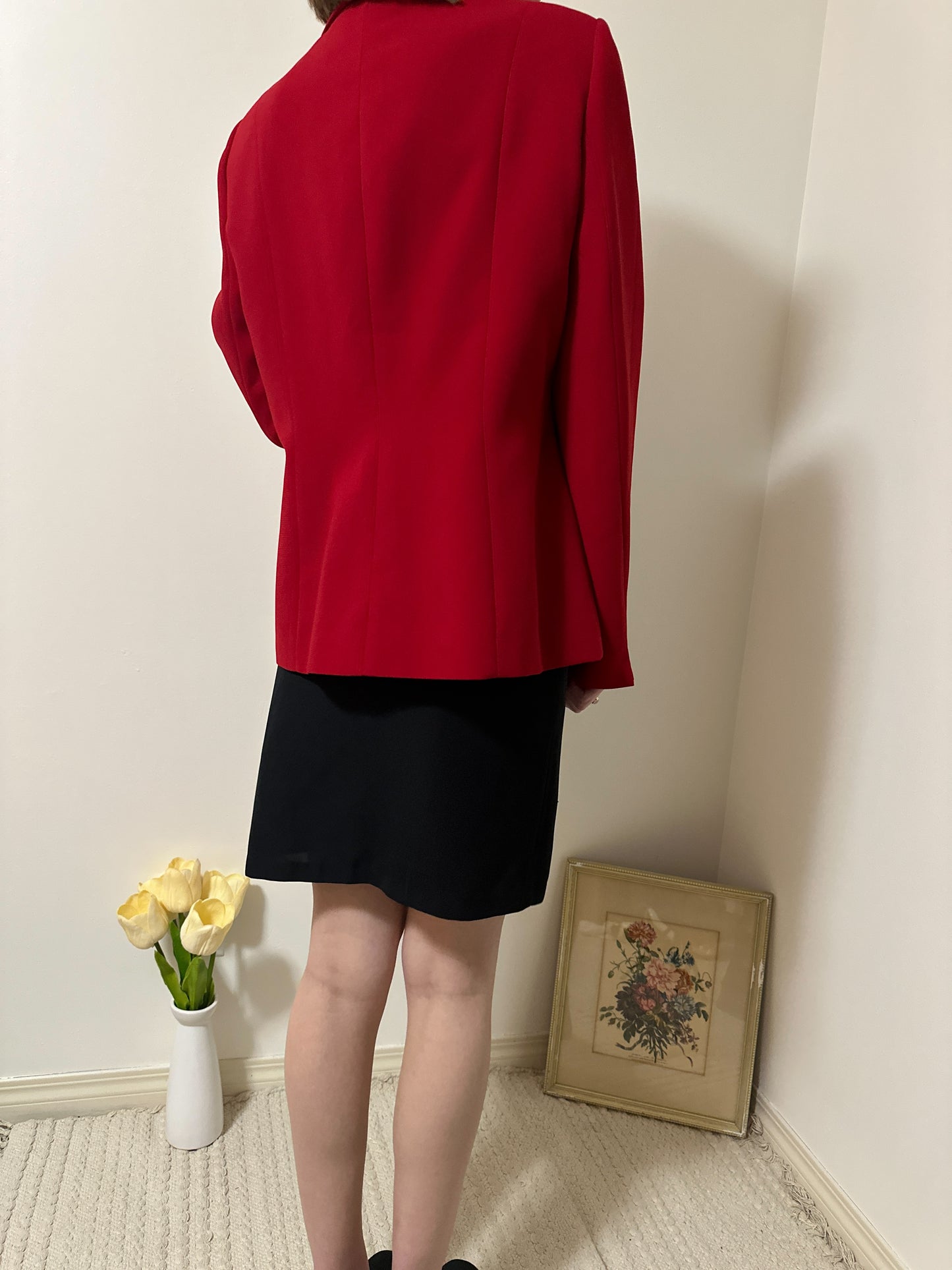 Tahari Red Blazer (L)