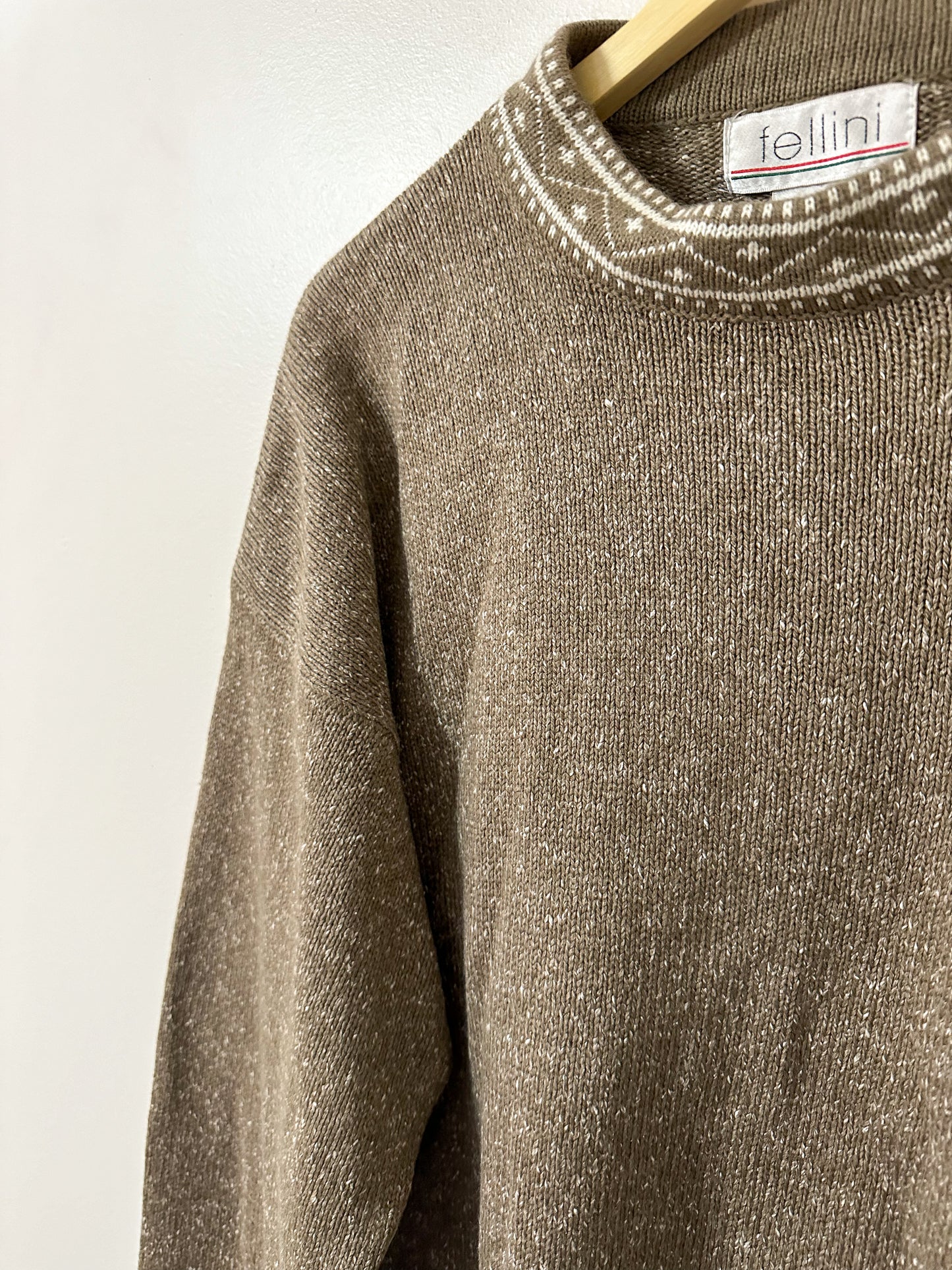 Vintage x Brown Speckled Sweater (XL)