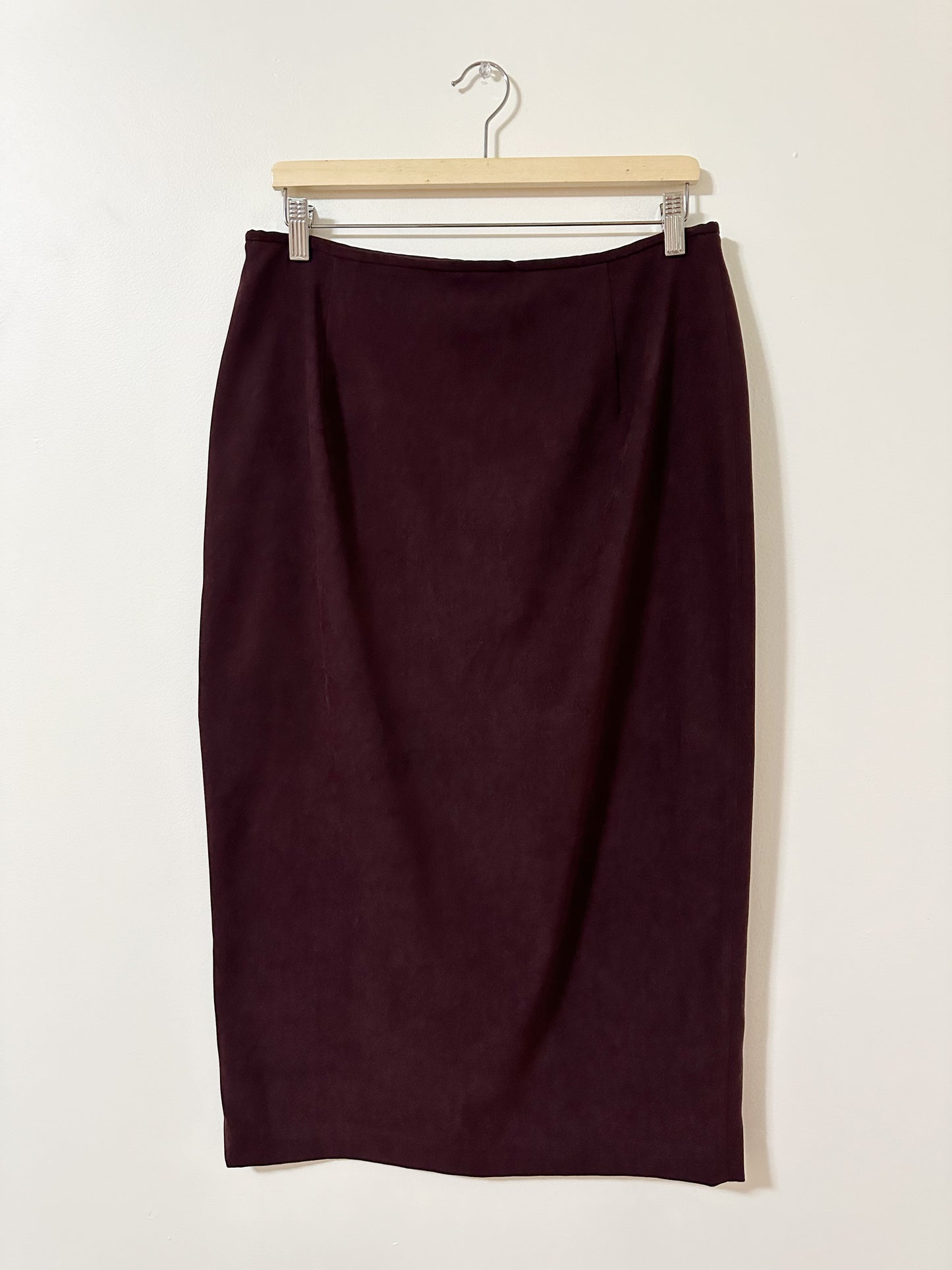 Vintage x Vanessa Stevens Deep Maroon Skirt (L)