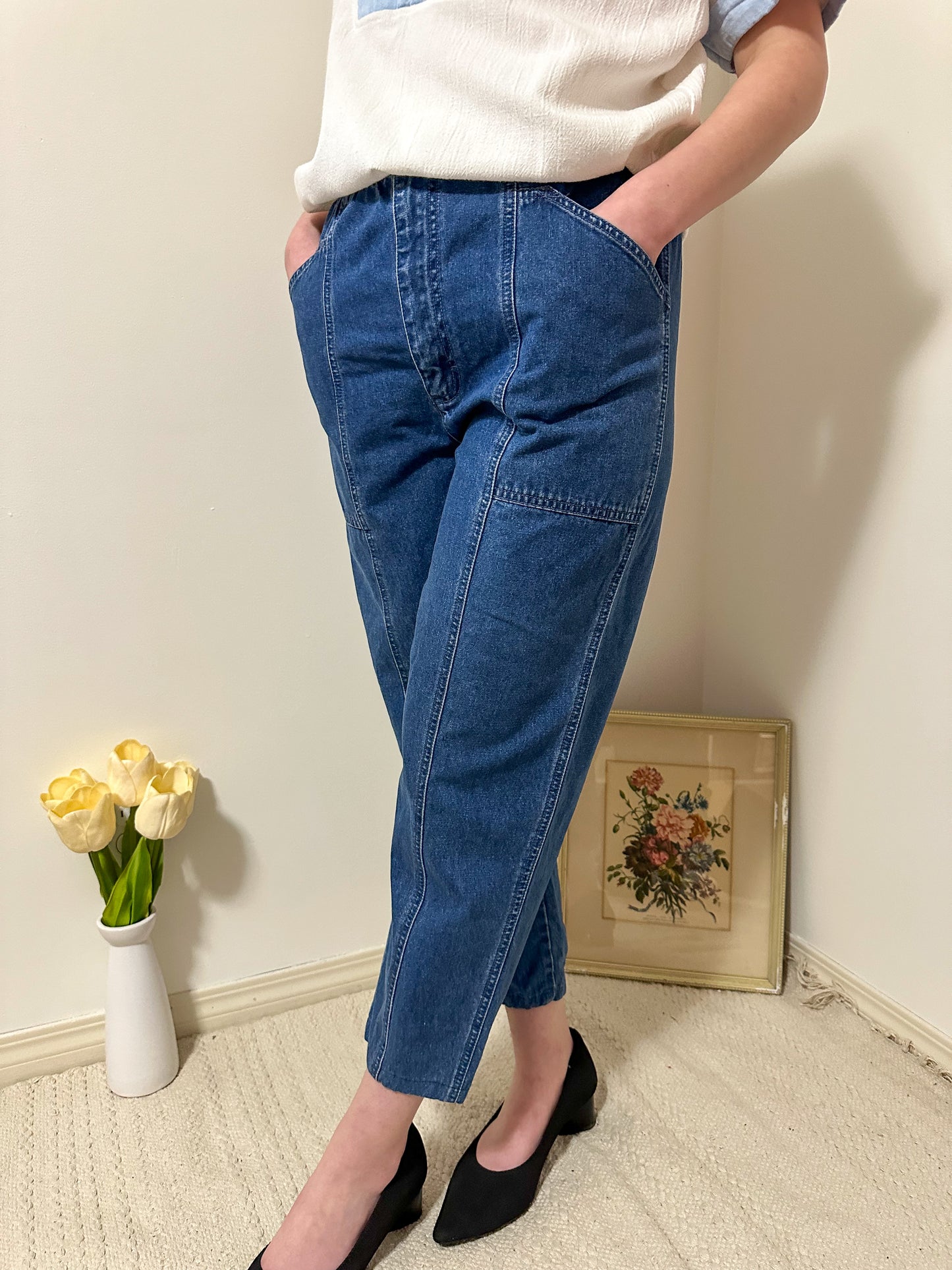 Vintage x FairSet Dark Blue Denim Pants (M)