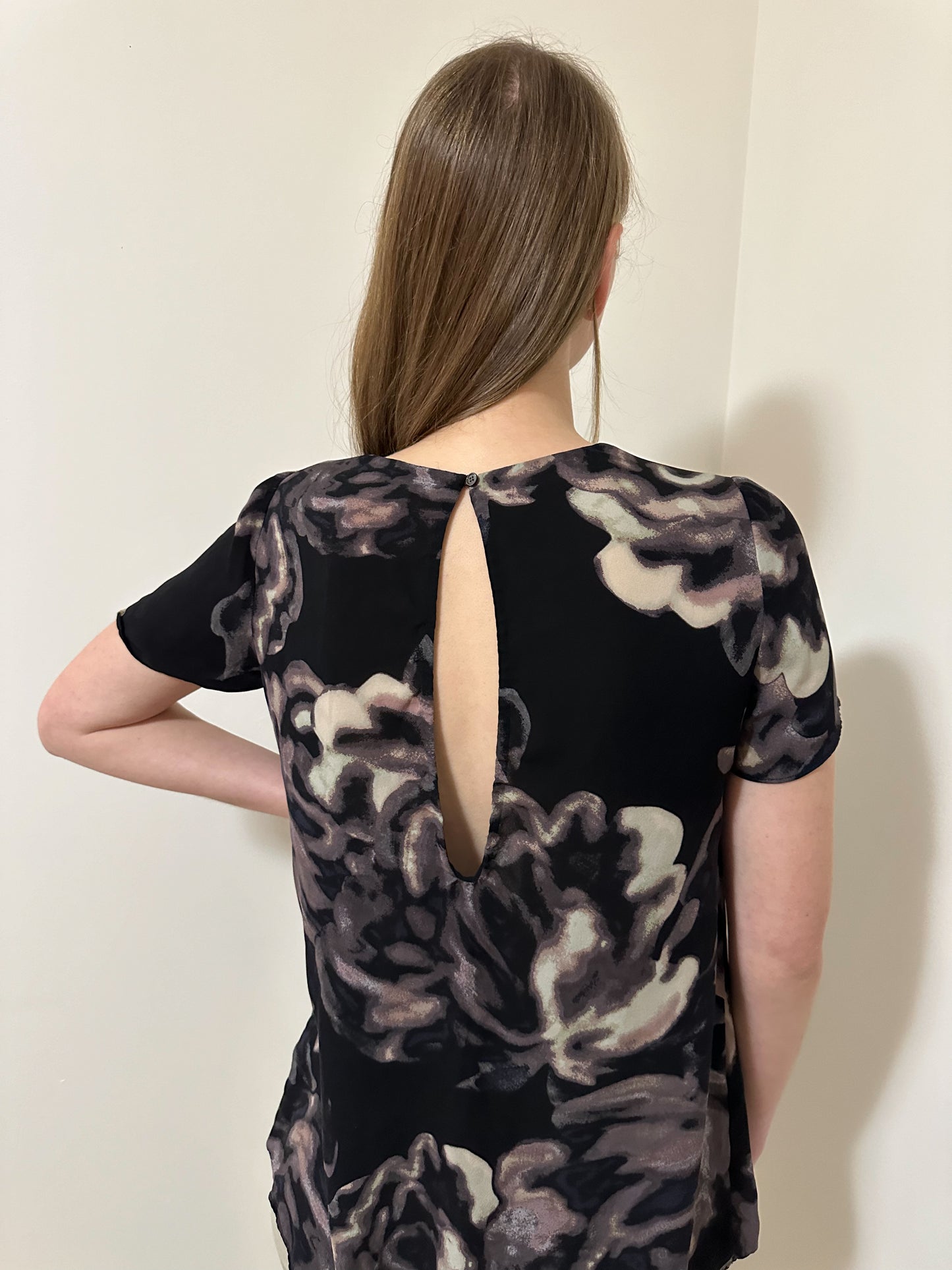 Wilfred Silk Floral Blouse (S)