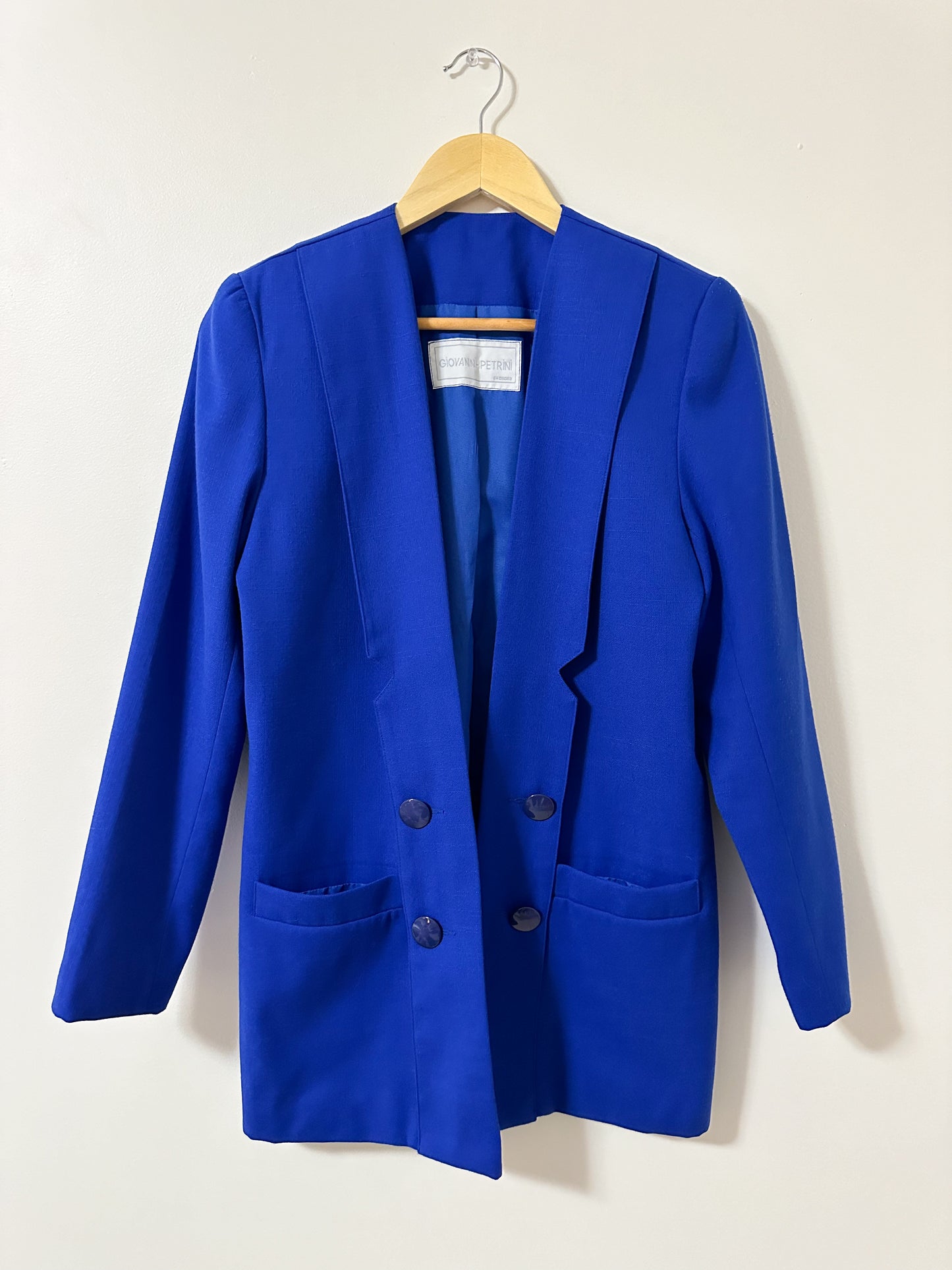 Vintage x Giovanni Petrini Royal Blue Blazer (M/L)