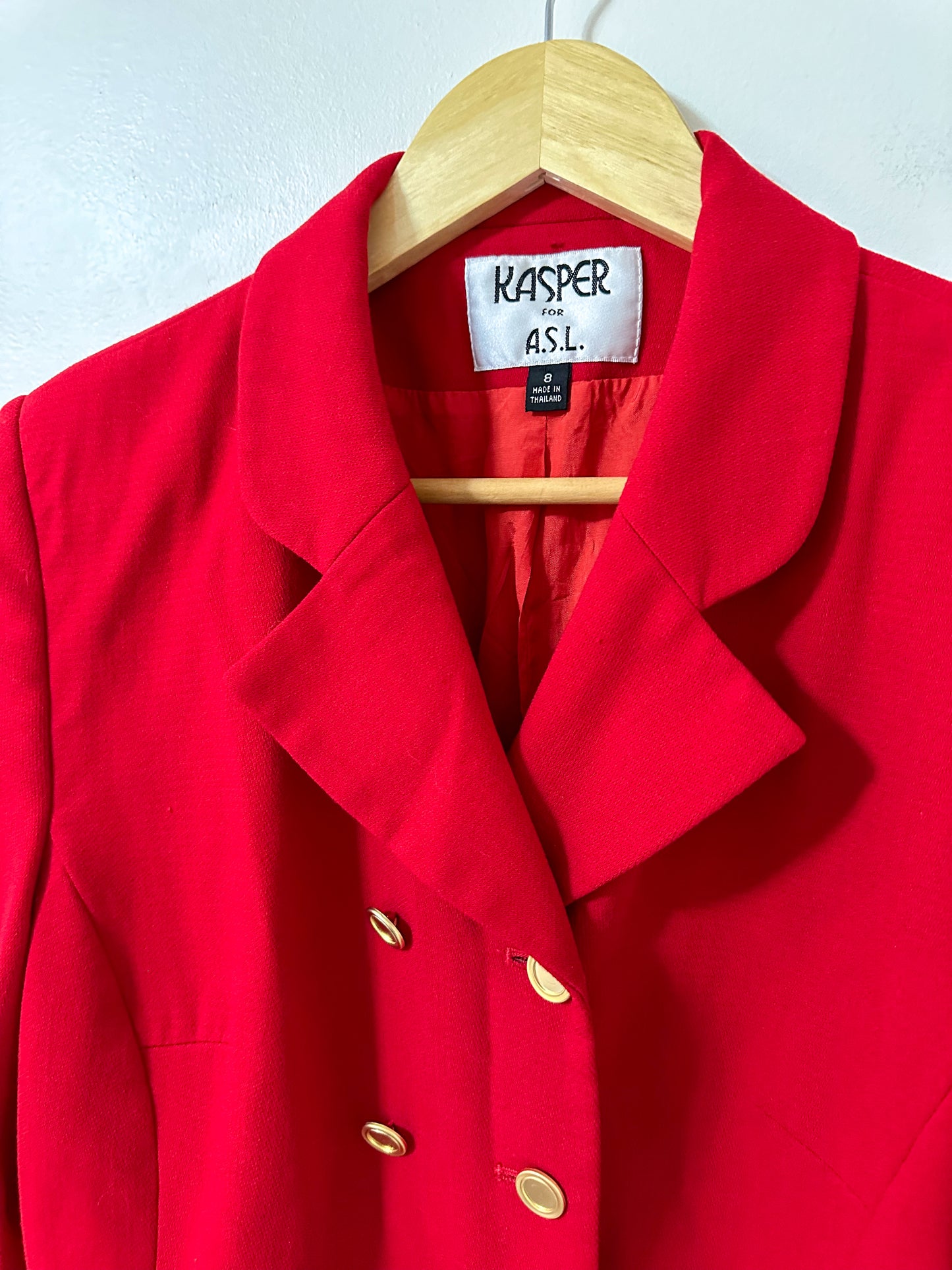 Vintage x Kasper Red Blazer (M)