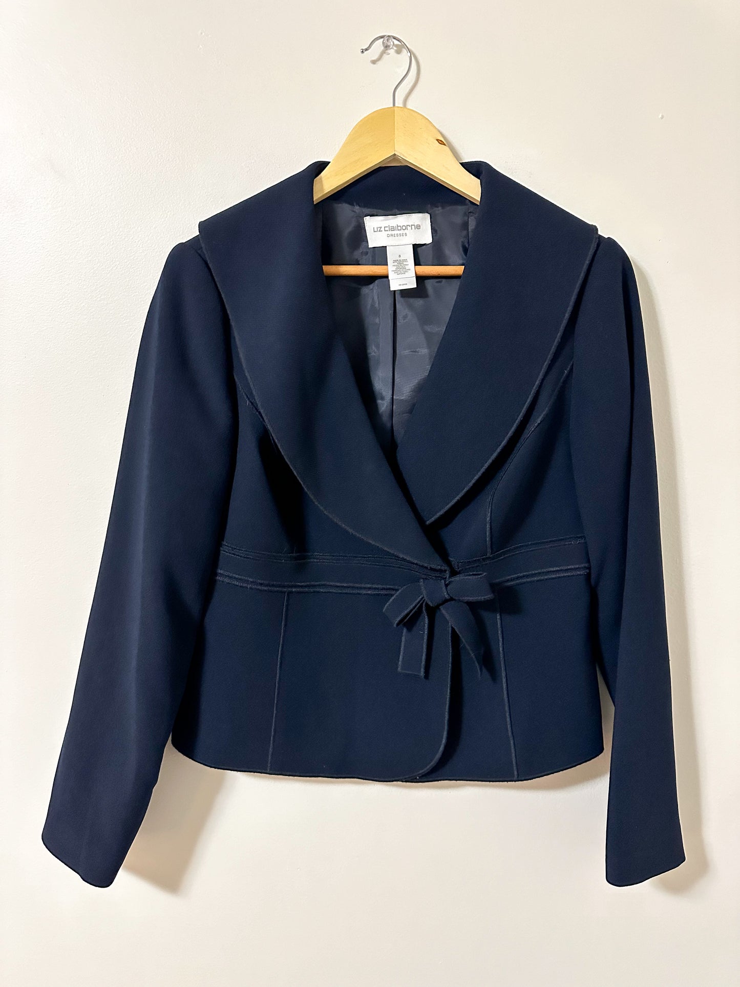 Liz Claiborne Navy Blue Blazer (M/L)