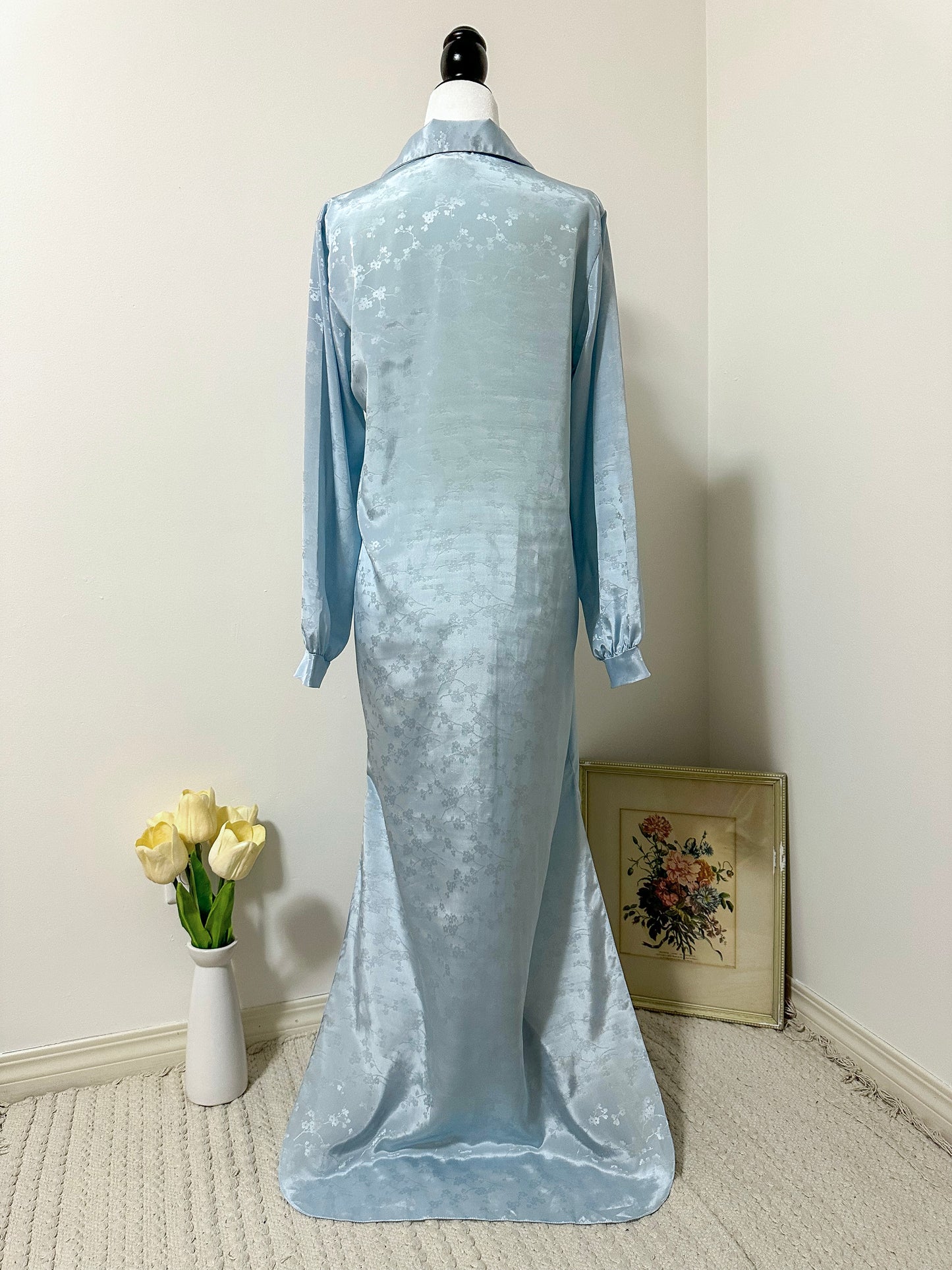 Vintage x Linda Lingerie Light Blue Nightgown (M/L)