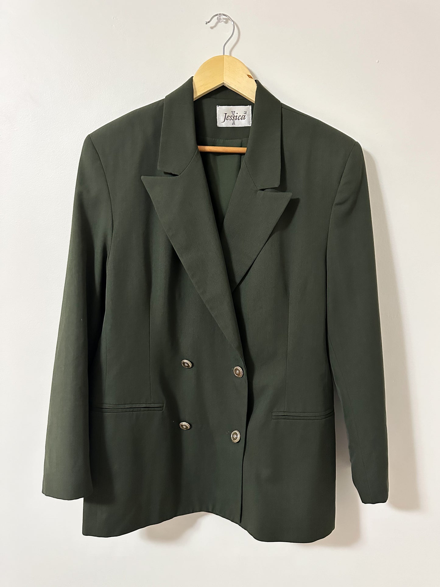 Vintage x Jessica Dark Green Blazer (XL)