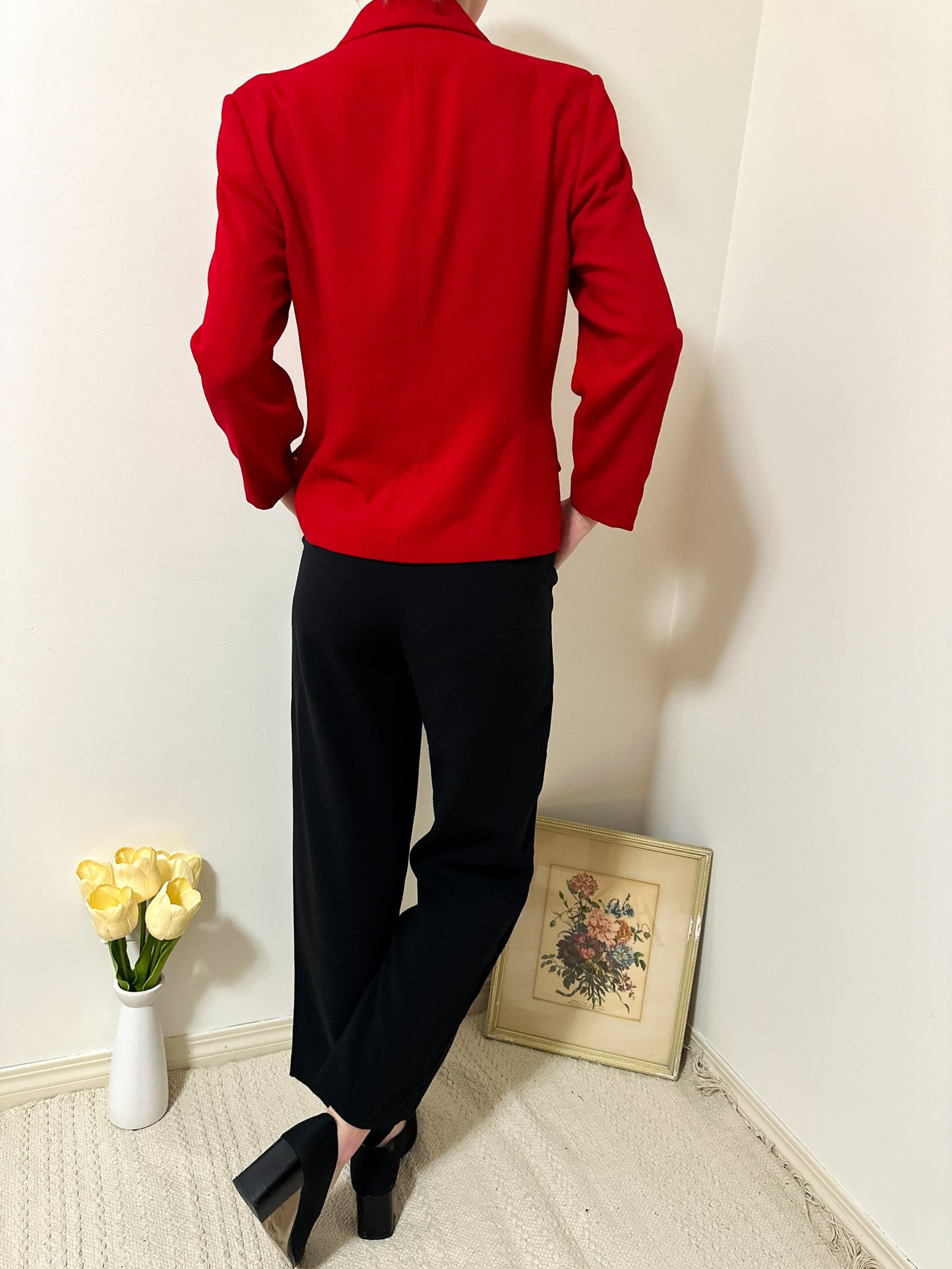 Vintage x Kasper Red Blazer (M)