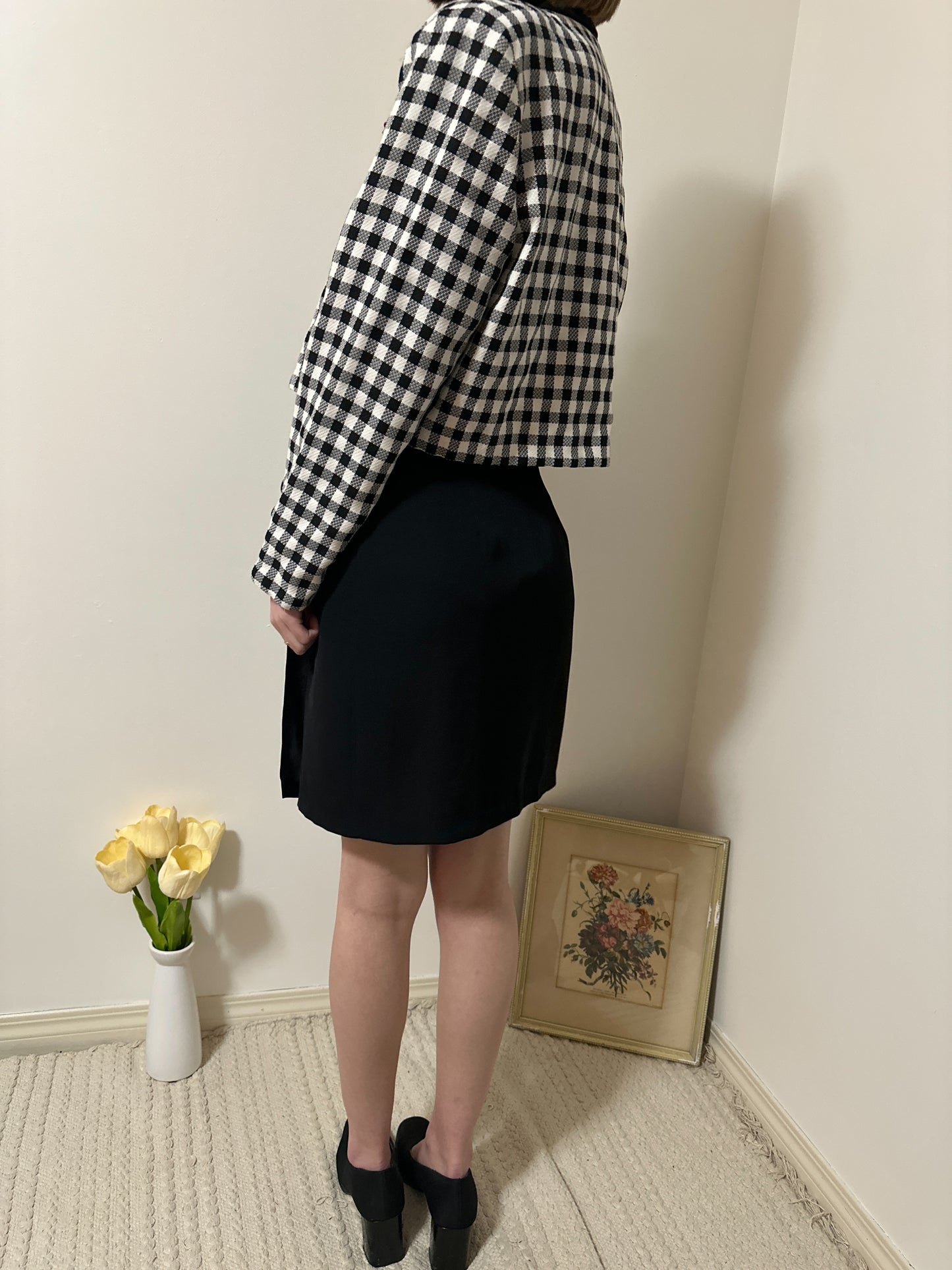 Vintage x Gingham Blazer (L)