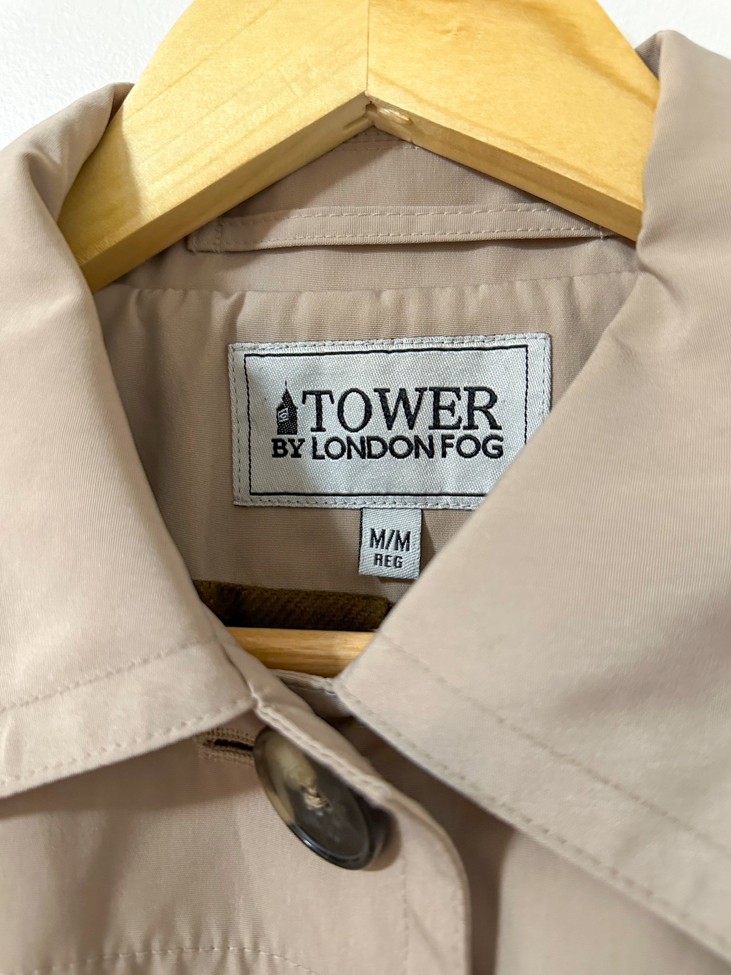 London Fog Brown Short Trenchcoat (M/L)